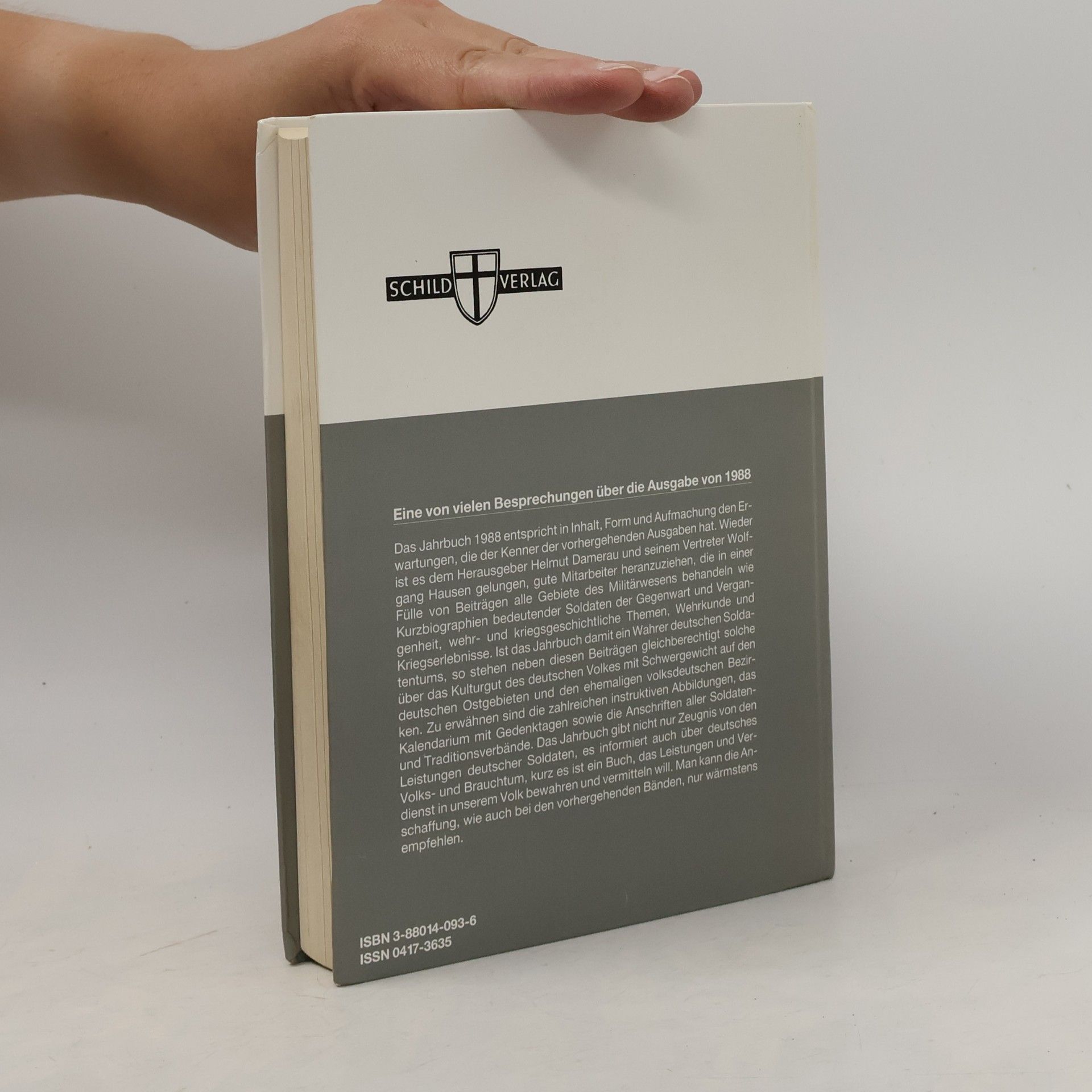 Helmuth Damerau Deutsches Soldatenjahrbuch 1989