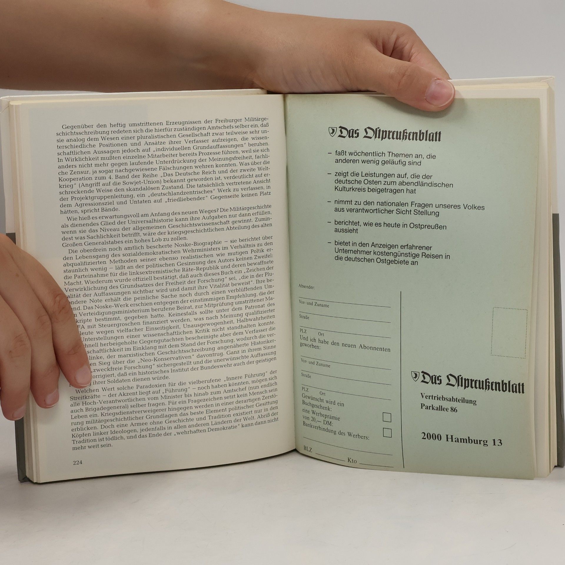 Helmuth Damerau Deutsches Soldatenjahrbuch 1989