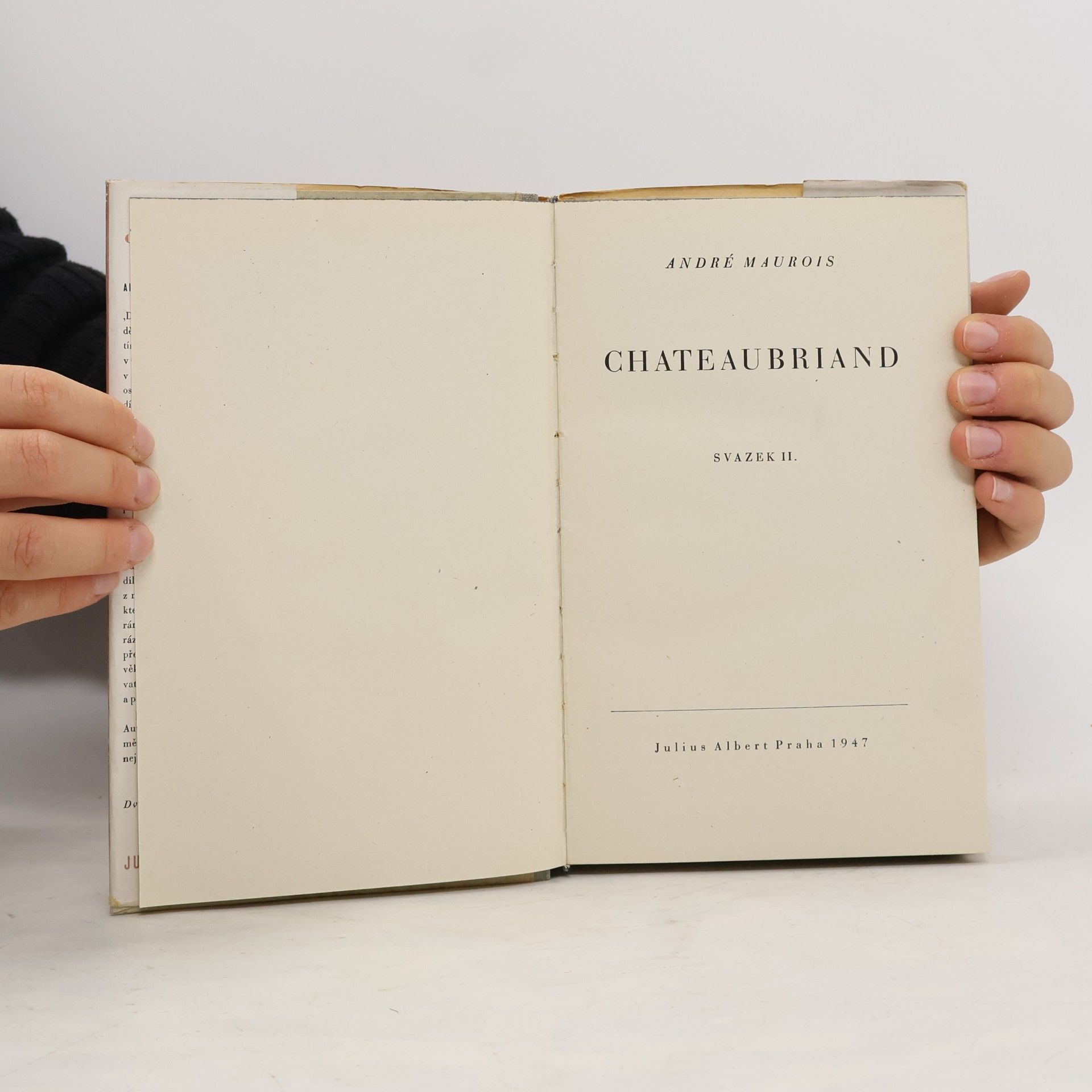 André Maurois Chateaubriand II.