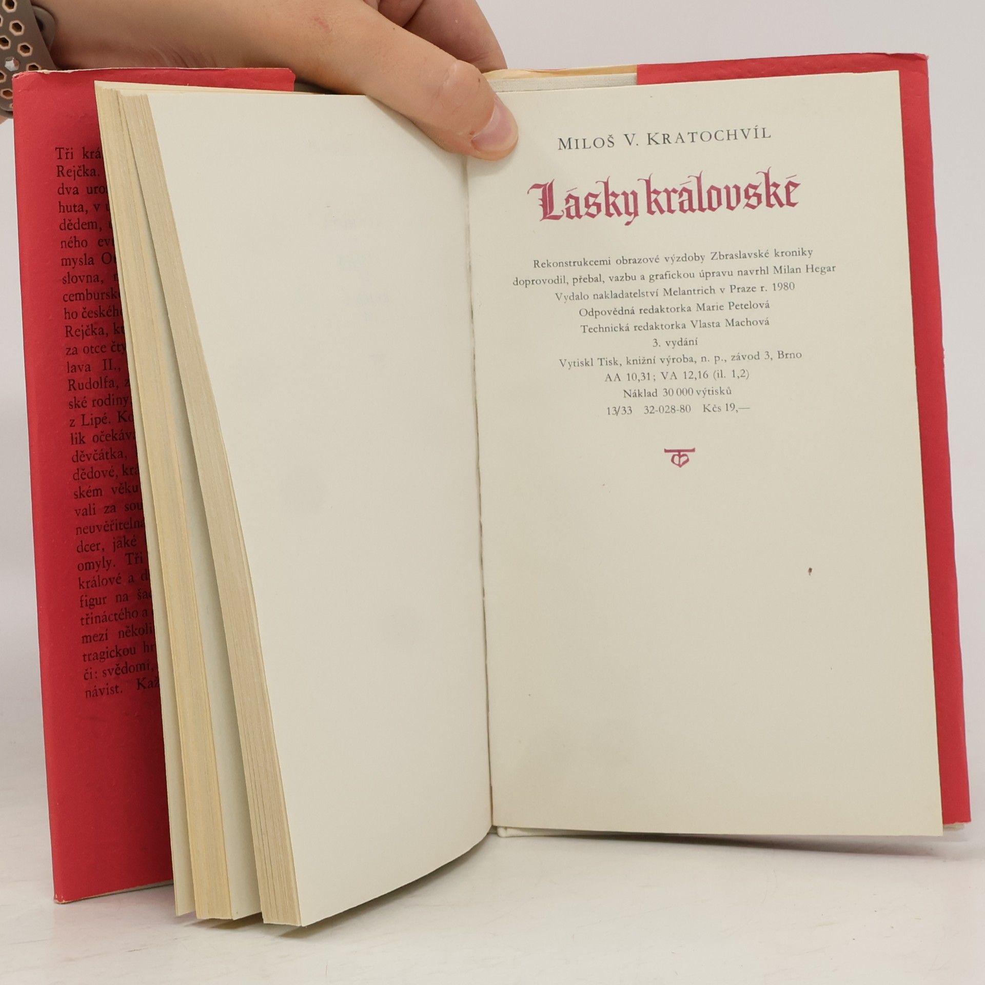 Miloš Václav Kratochvíl Lásky královské