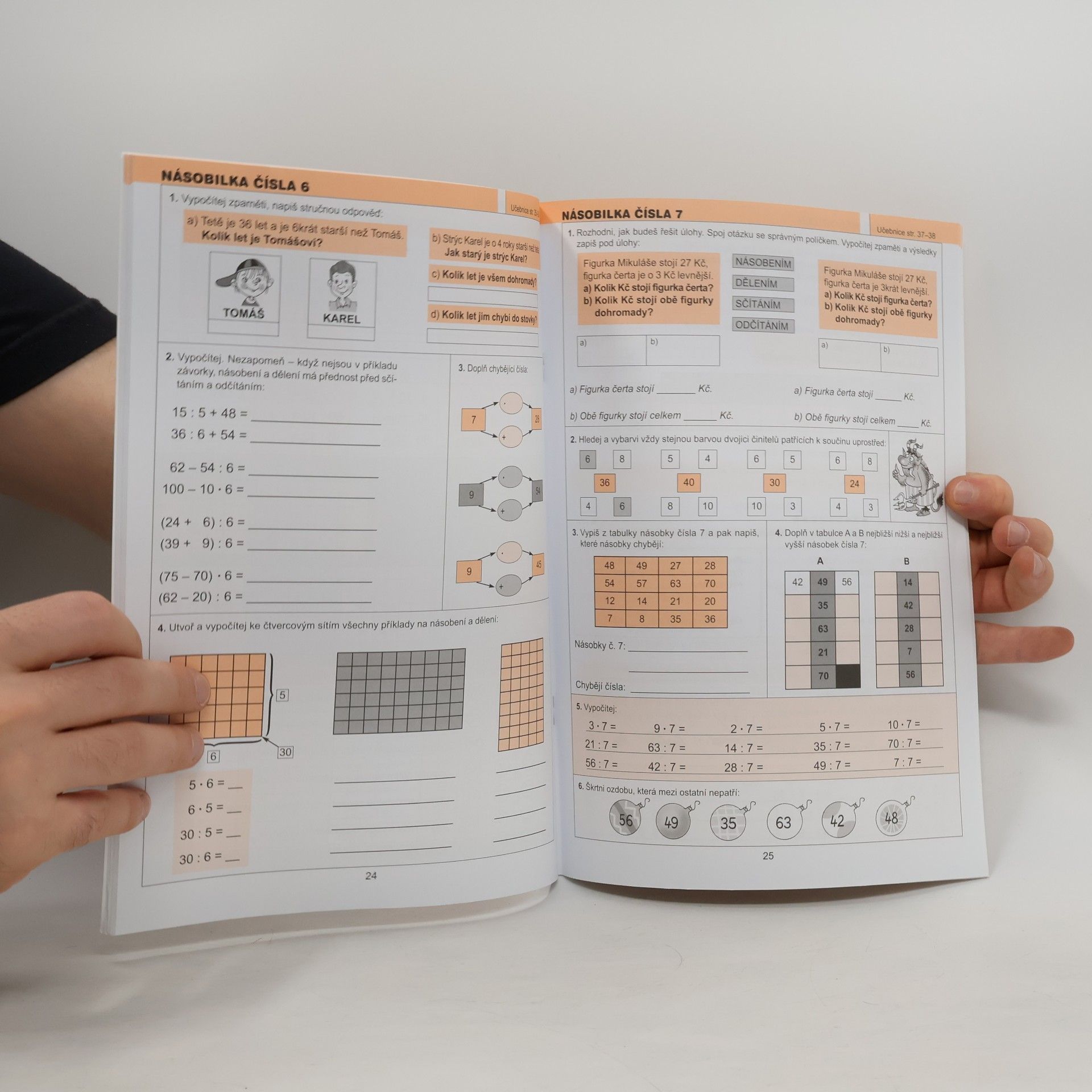 Antonín Šplíchal Matematika pro 3. ročník základní školy. Pracovní sešit 1