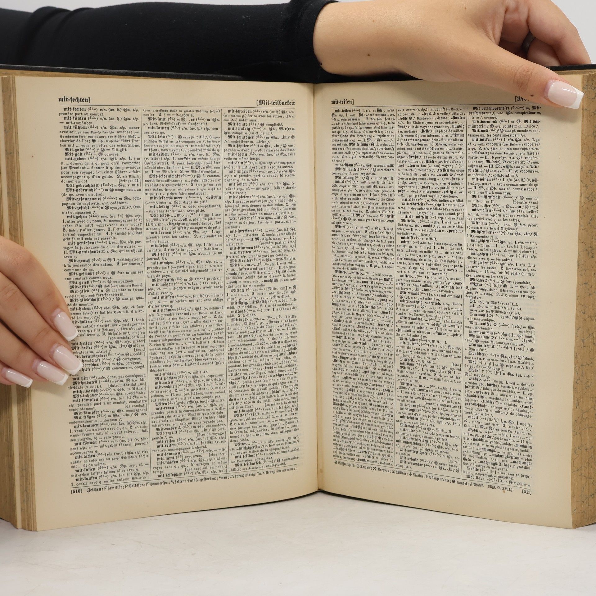Karl Sachs Methode Toussaint-LangenscheidtEncyklopädisches französisch-deutsches und deutsch-französisches Wörterbuch
