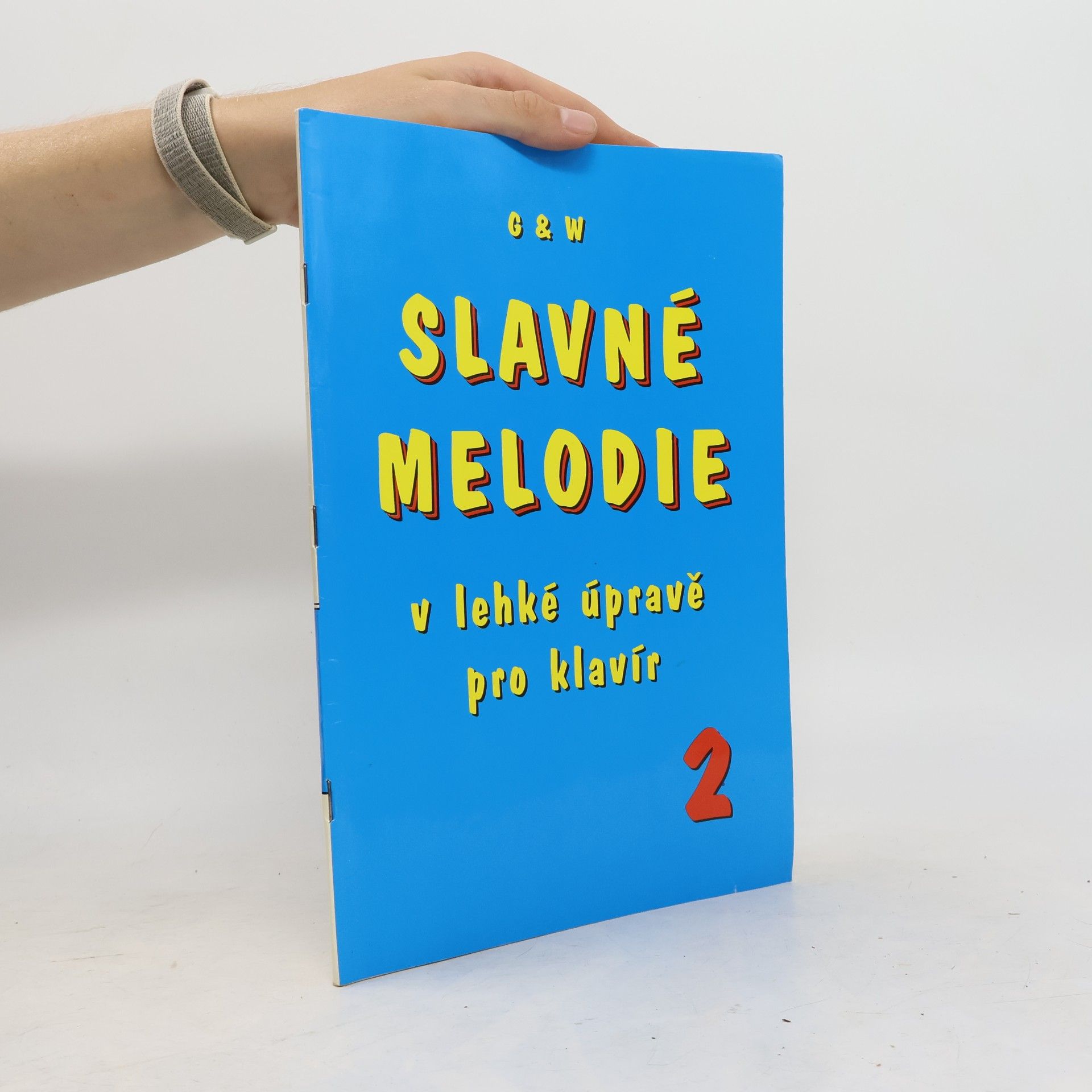 Slavne melodie v lehké úpravě pro klavír 2.díl+CD