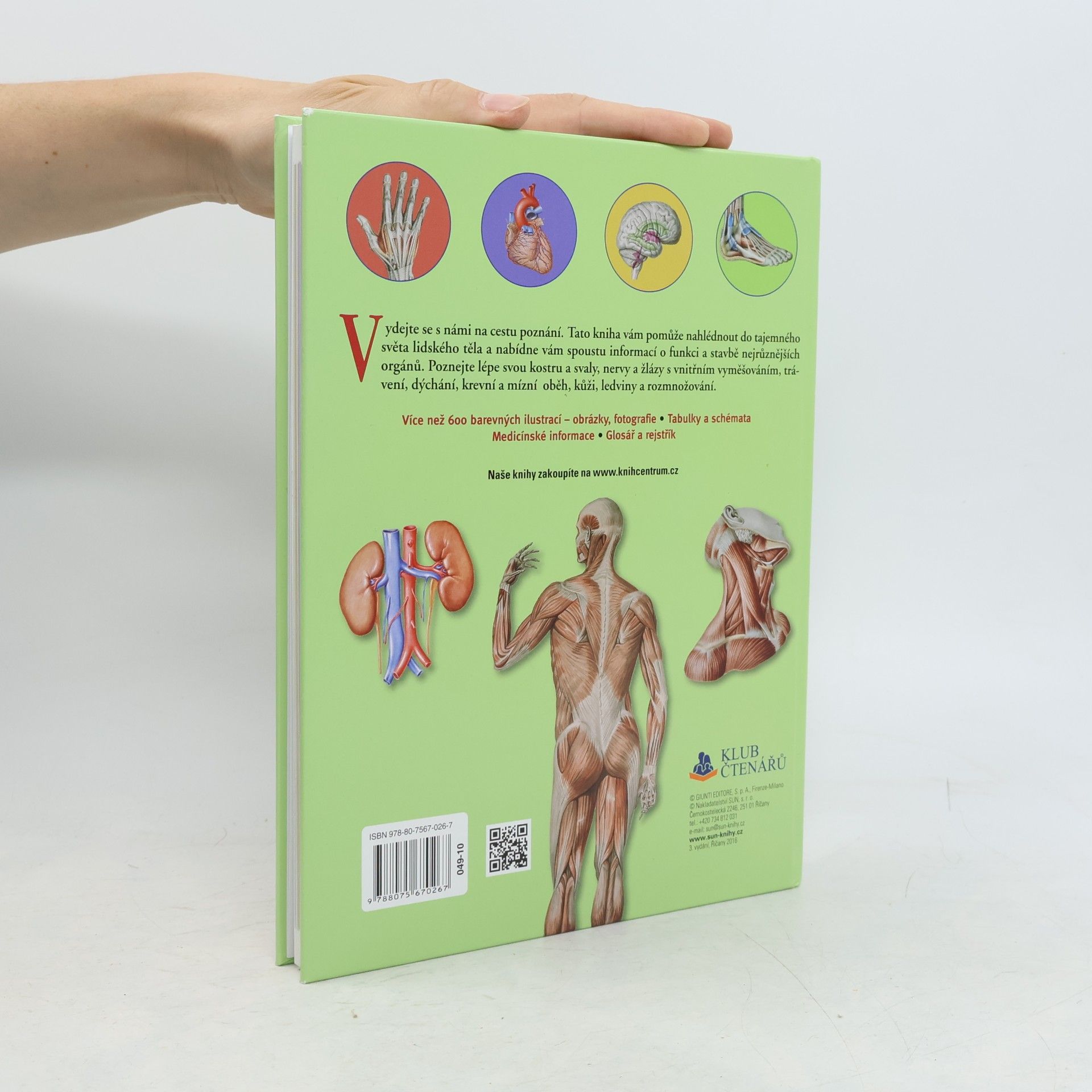 Adriana Rigutti Ilustrovaný atlas anatomie