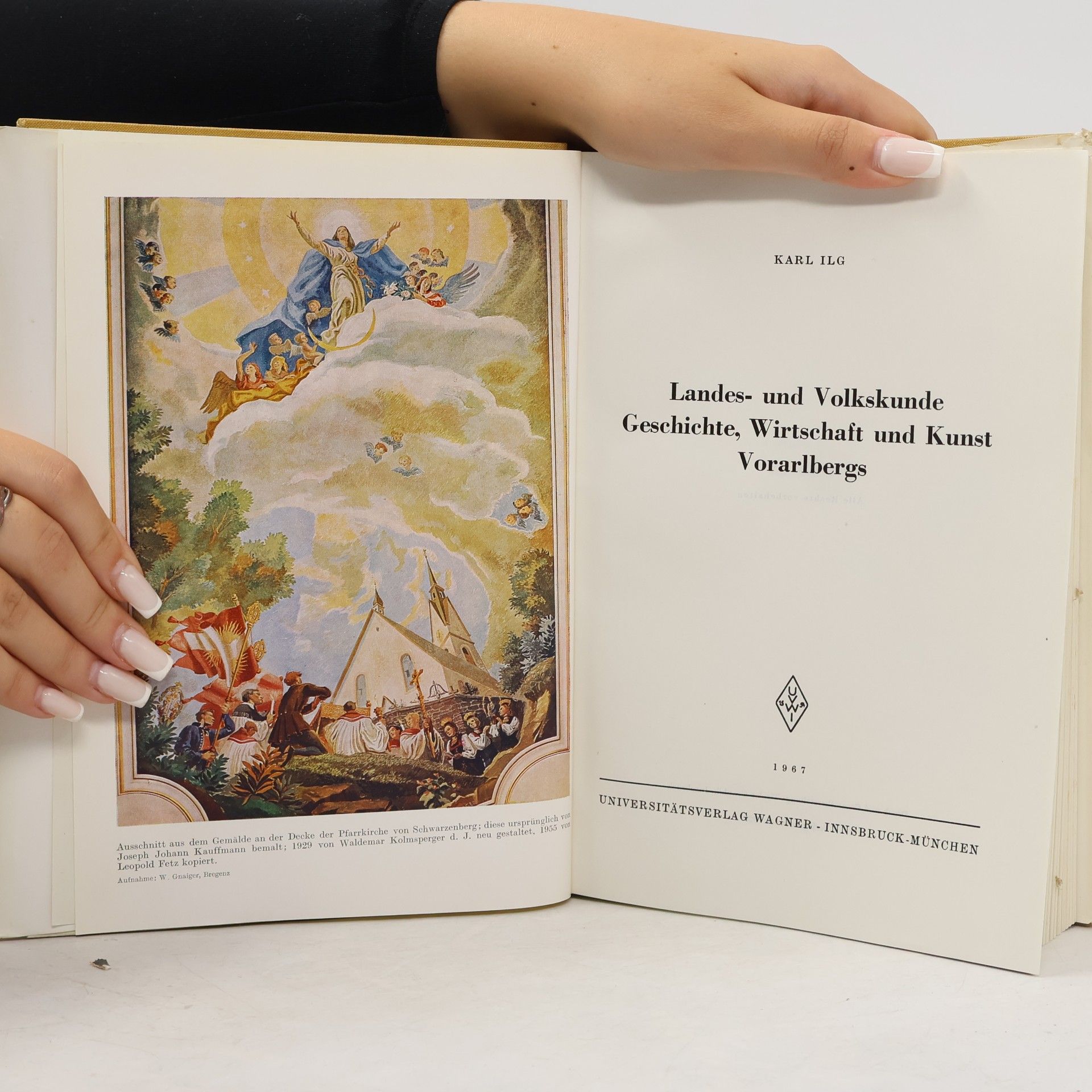 Karl Ilg Landes- und Volkskunde, Geschichte, Wirtschaft und Kunst Vorarlbergs