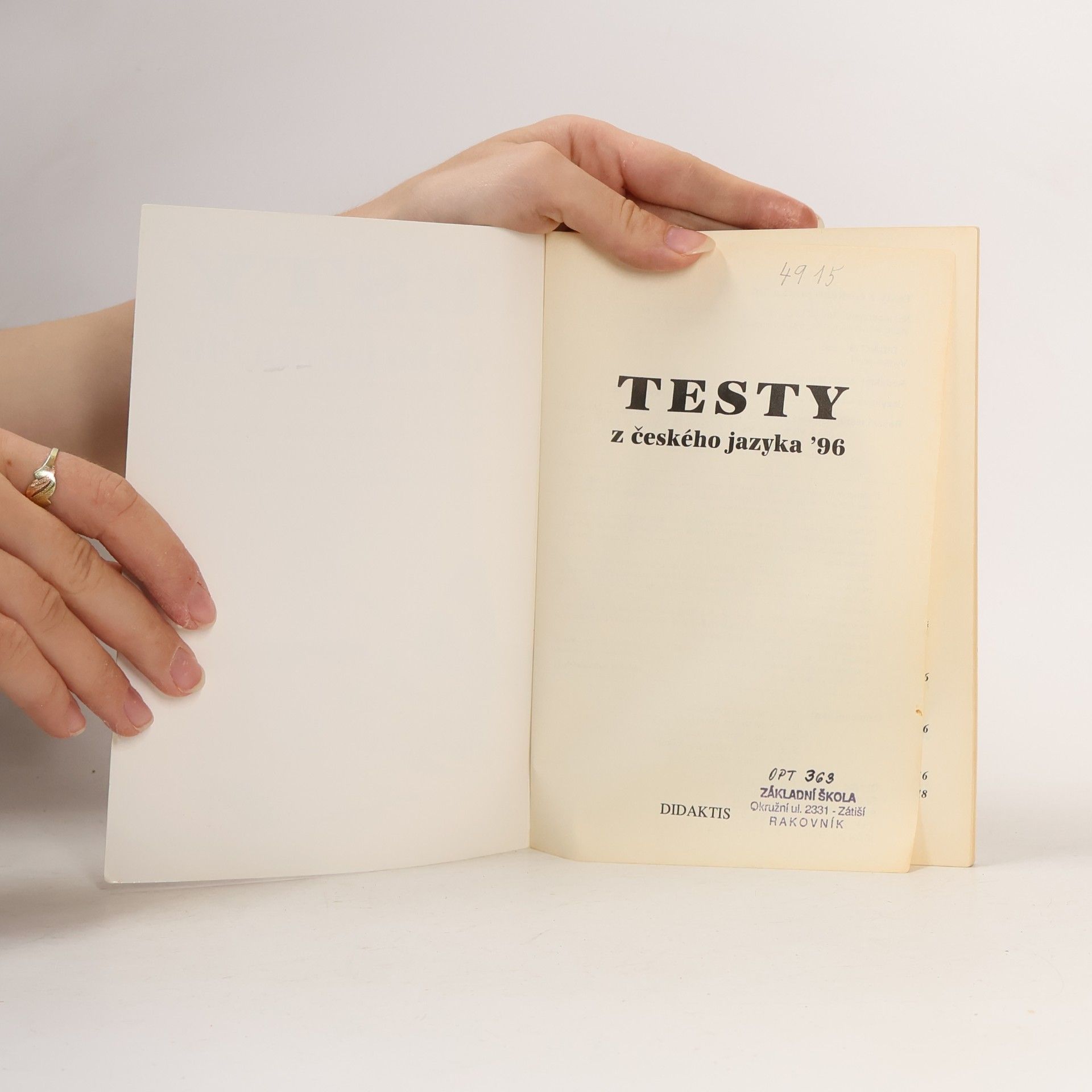 Autorenkollektiv Testy z českého jazyka '96