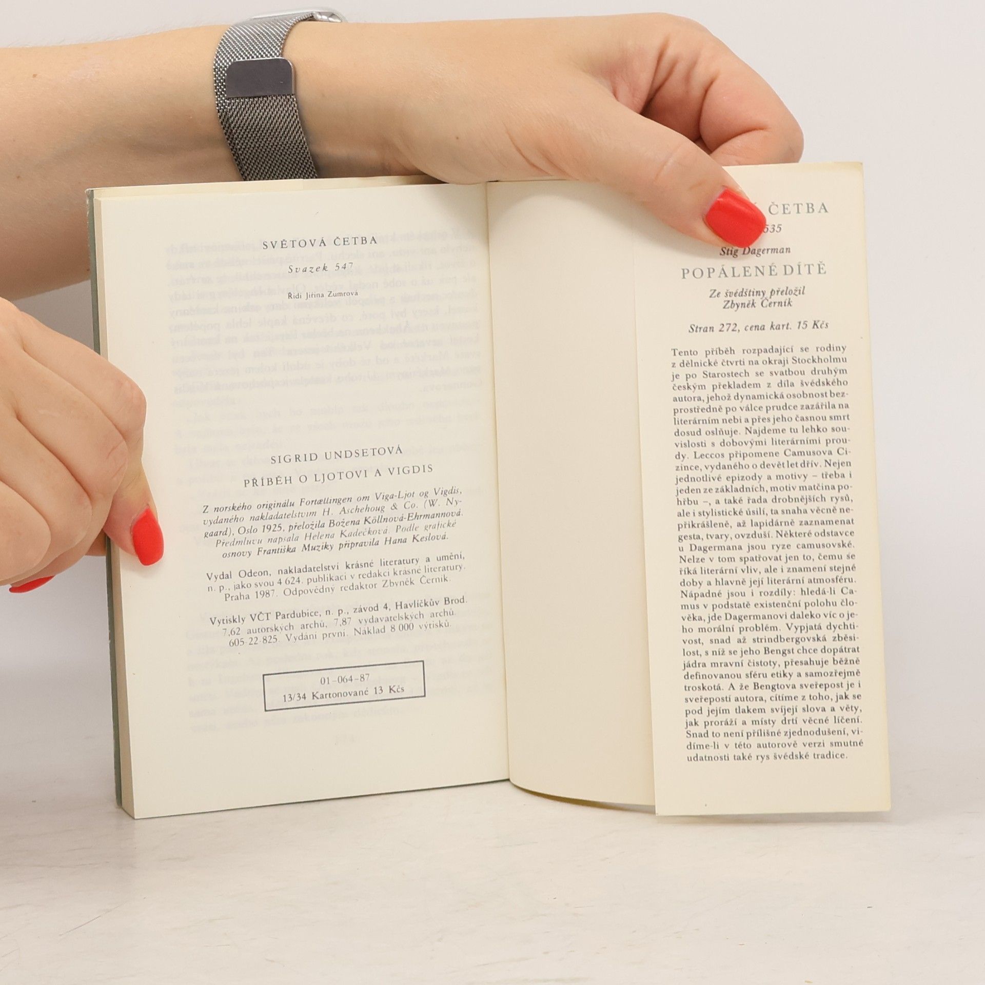 Sigrid Undset Příběh o Ljotovi a Vigdis