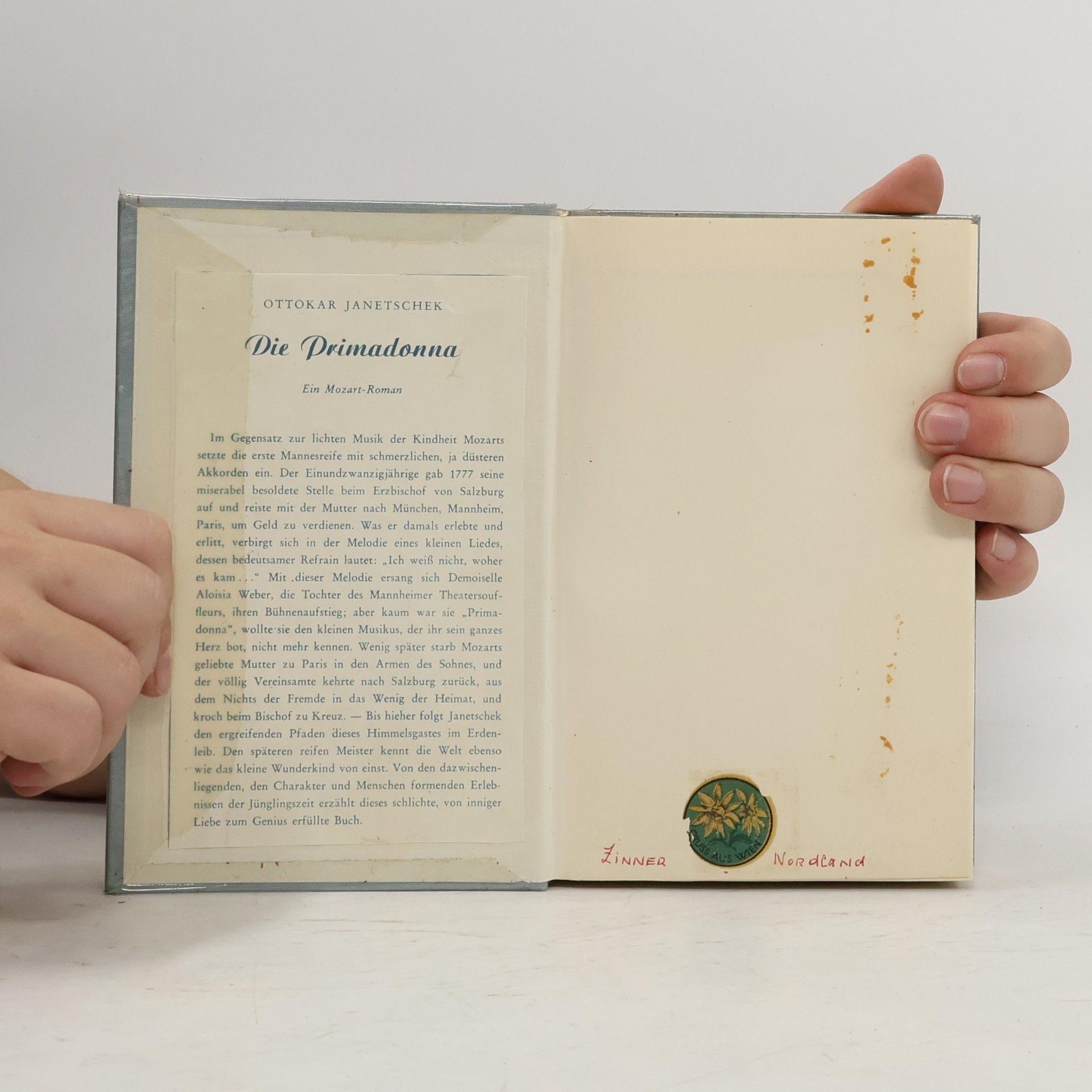 Ottokar Janetschek Die Primadonna
