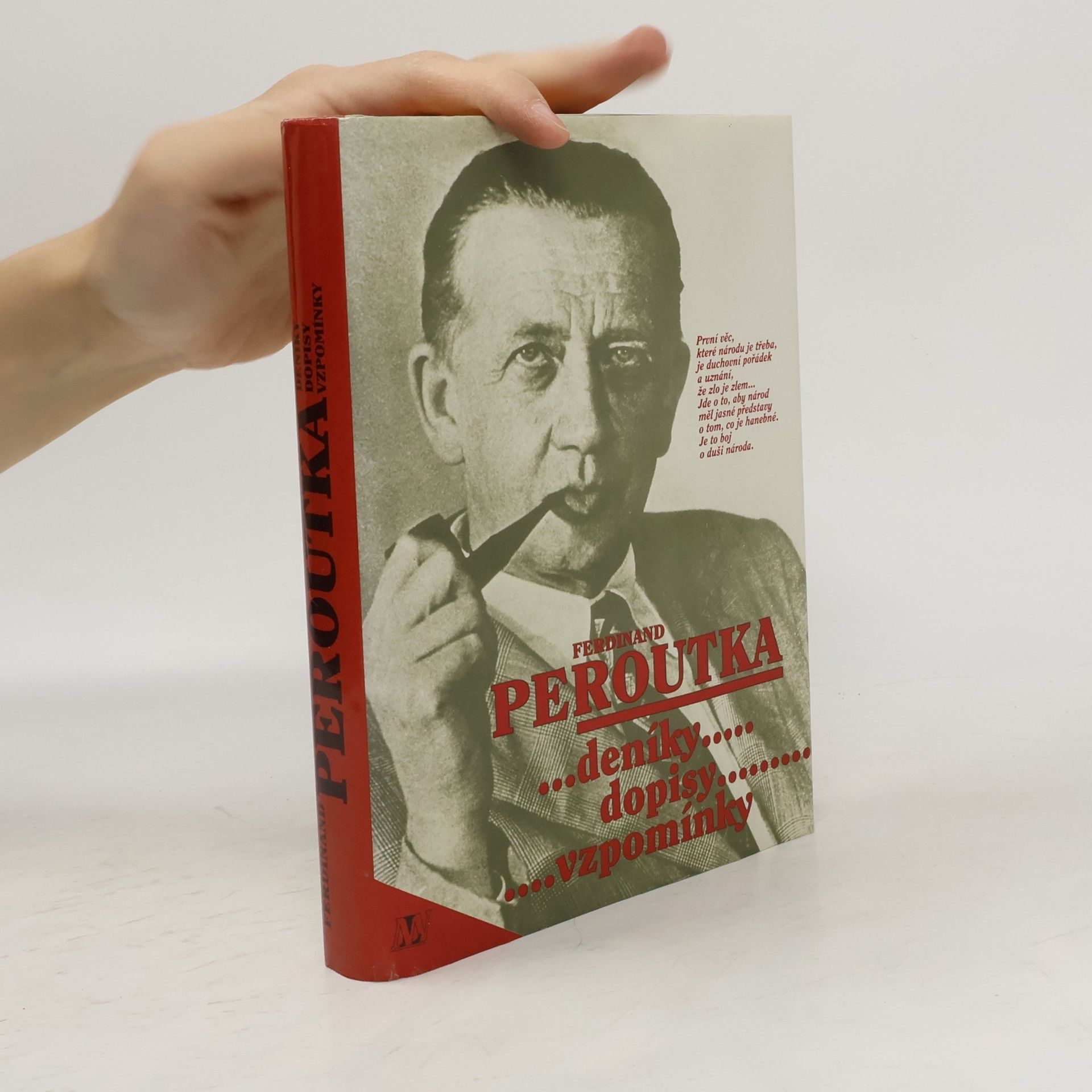 Slávka Peroutková Ferdinand Peroutka : deníky, dopisy, vzpomínky