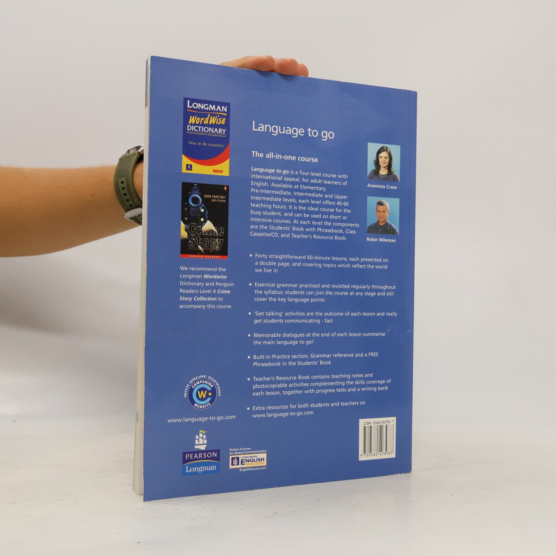 Araminta Crace Language to go: Student's book - intermediate