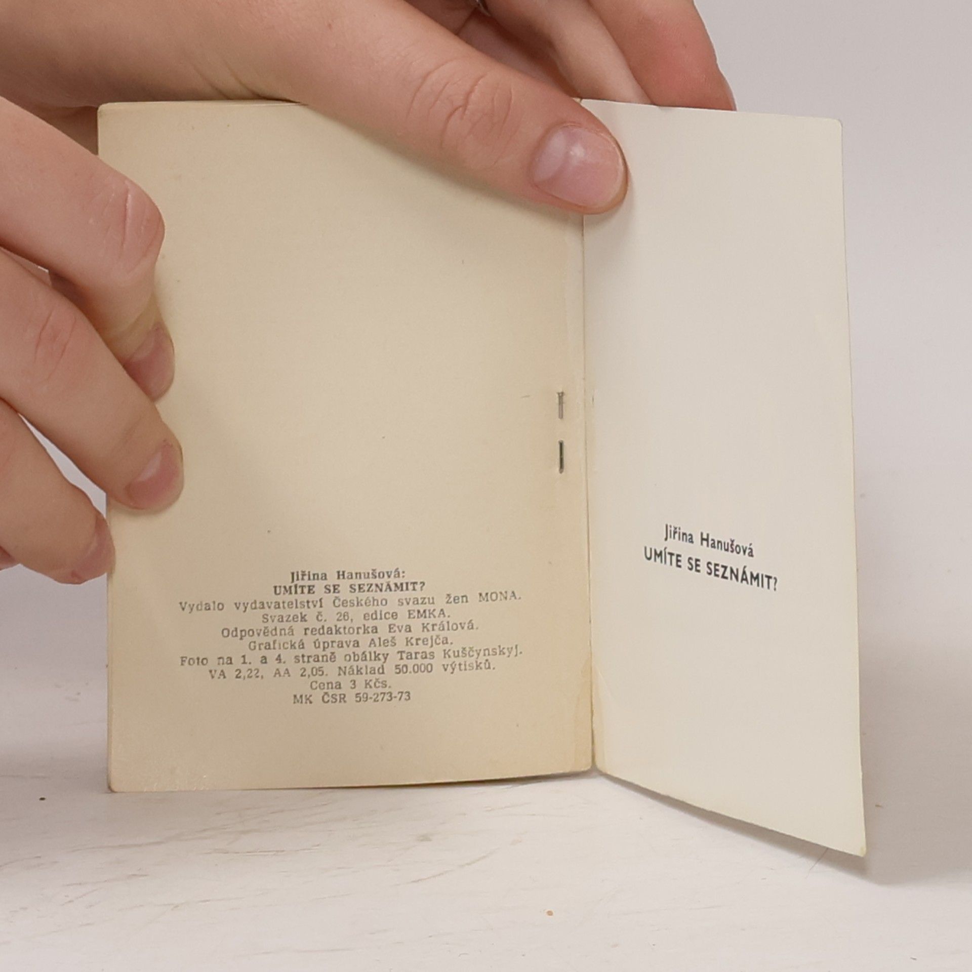 Jiřina Hanušová Umíte se seznámit?