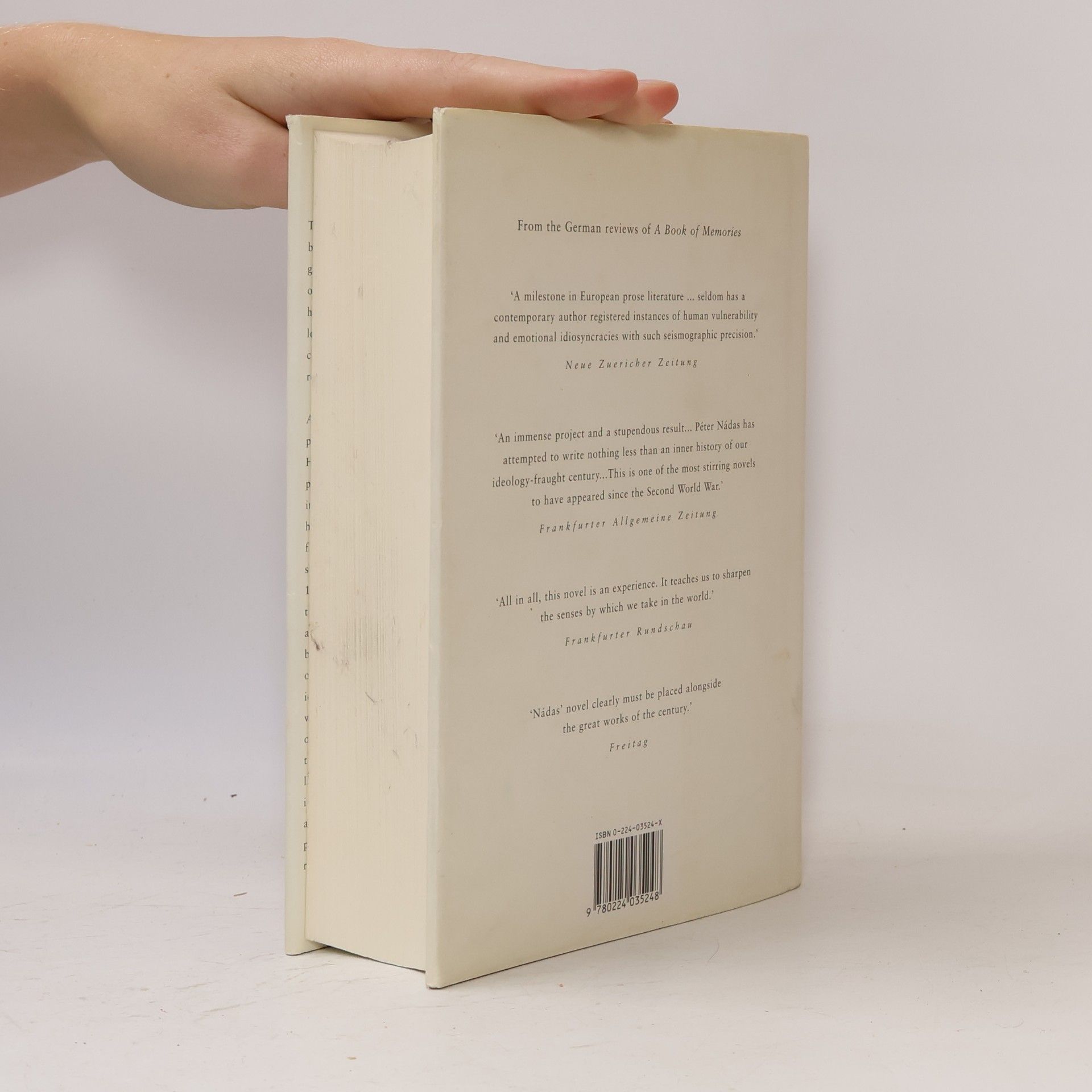 Péter Nádas A Book of Memories