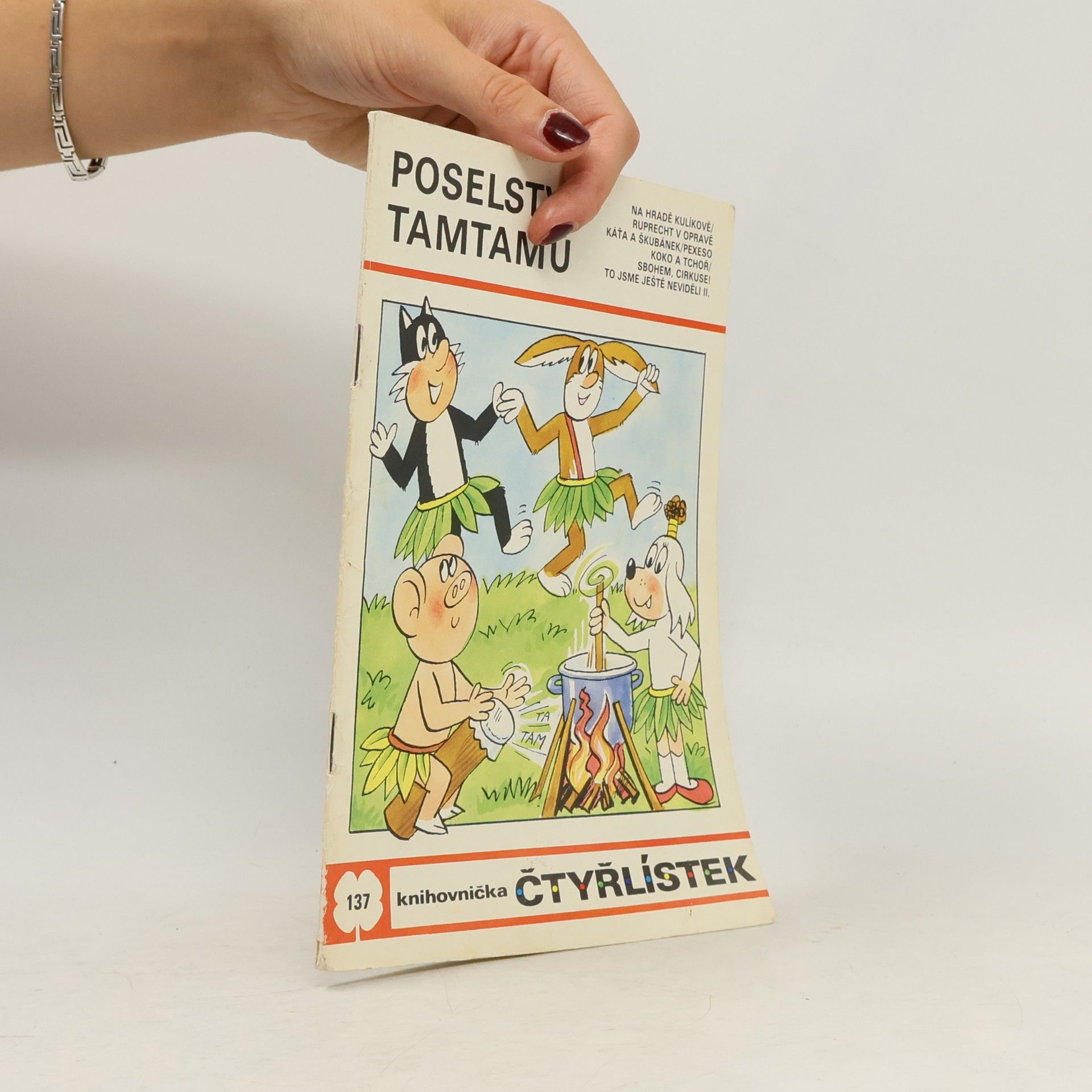 Jaroslav Němeček Čtyřlístek č. 137. Poselství Tamtamů