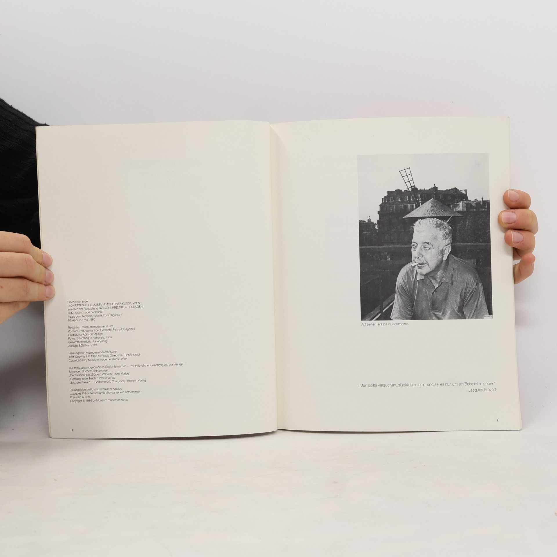 Detlev Kreidl Jacques Prévert 1900-1977. Collagen und Gedichte
