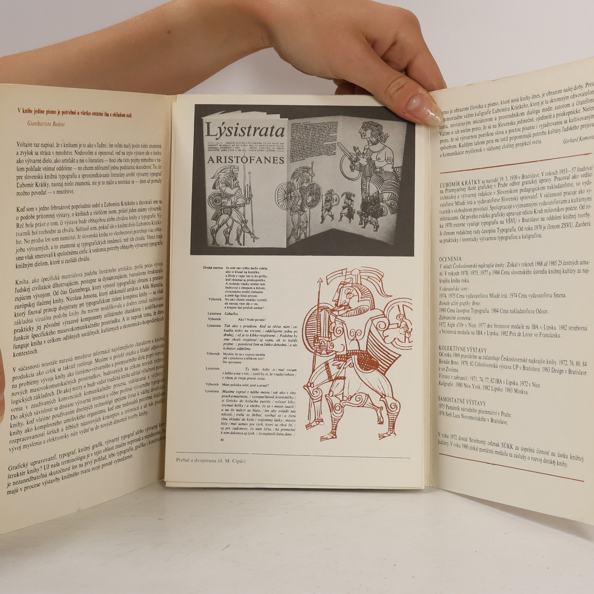 Ľubomír Krátky Typografia a kaligrafia
