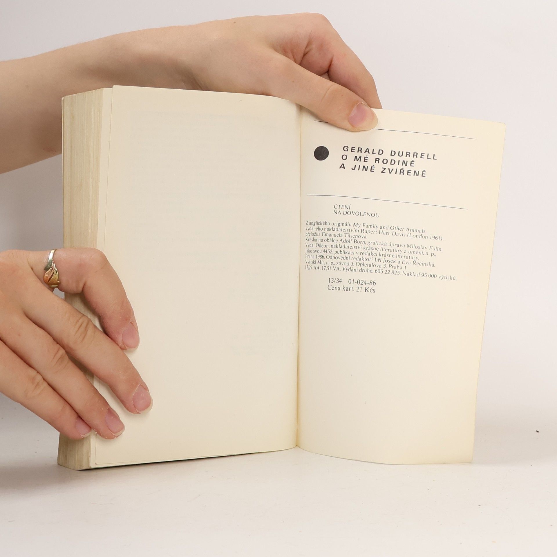 Gerald Durrell O mé rodině a jiné zvířeně