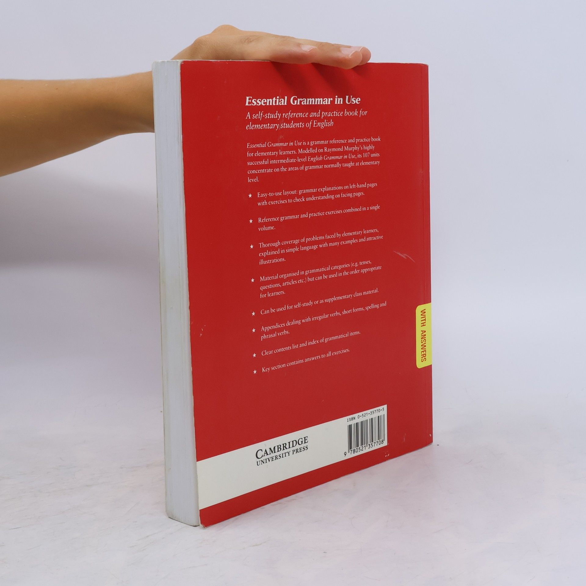 Raymond Murphy Essential Grammar in Use. With answers
