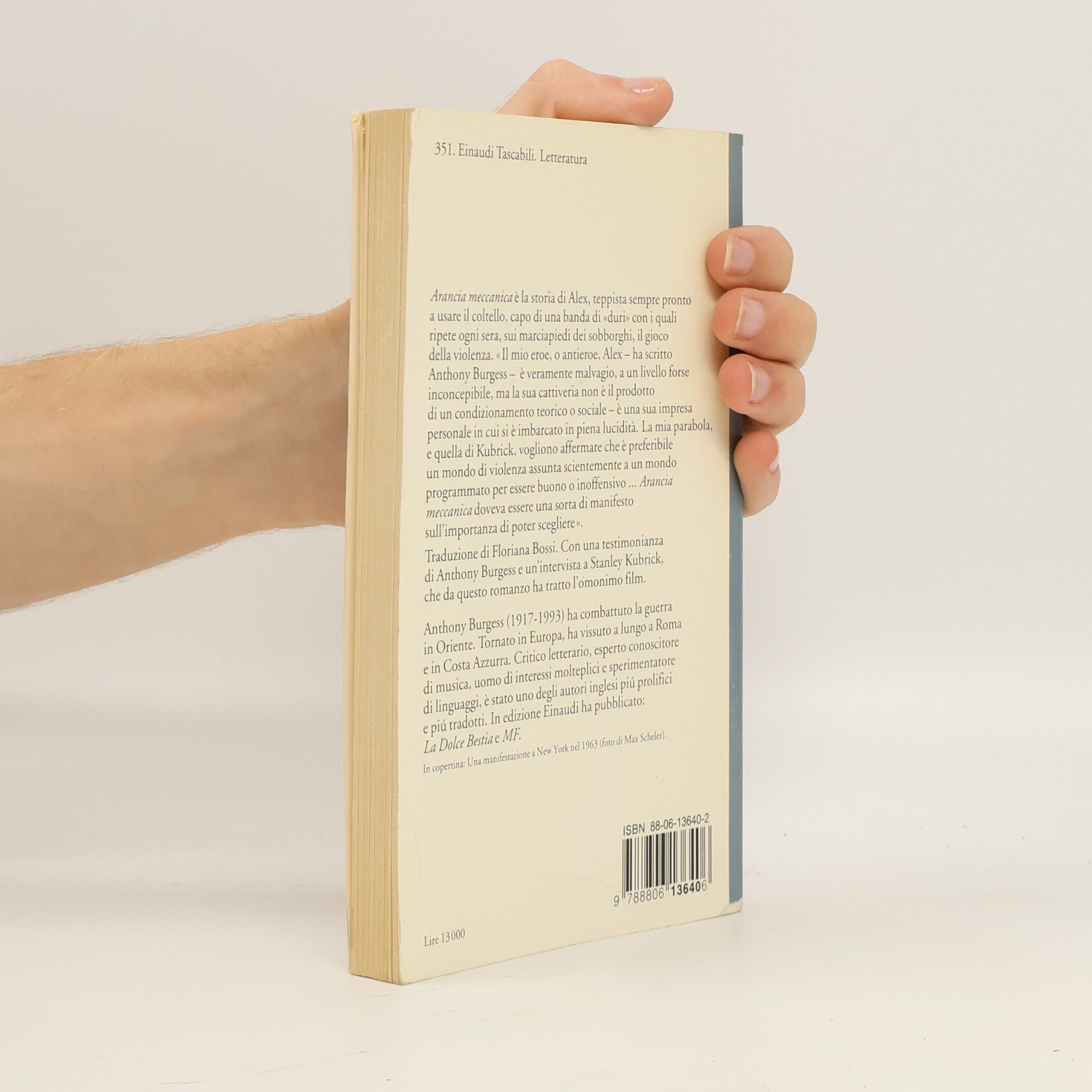 Anthony Burgess Arancia Meccanica