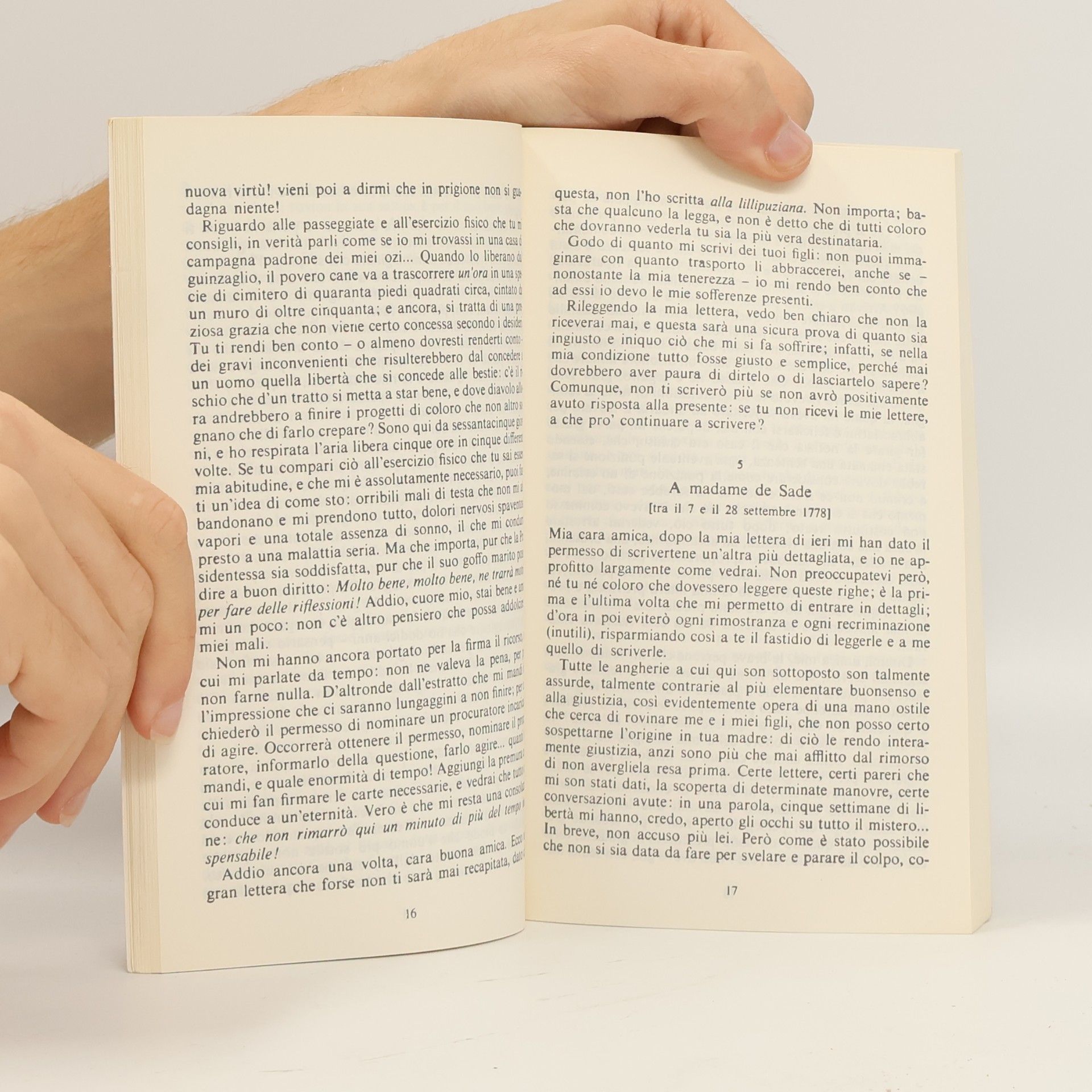 Donatien Alphonse François marquis de Sade Oscar Classici - 355: Lettere da Vincennes e dalla Bastiglia