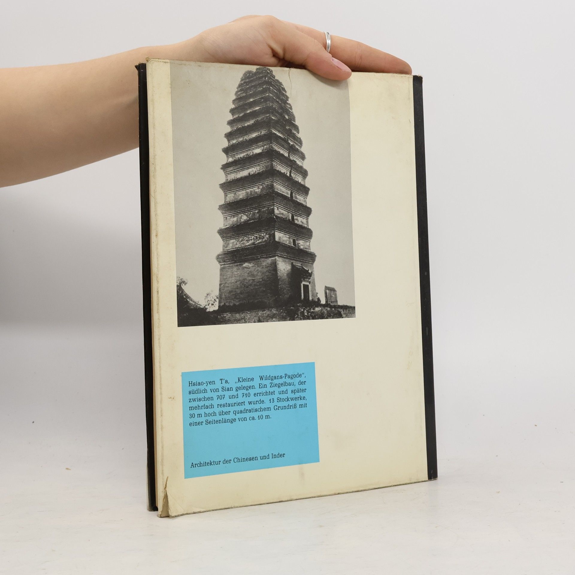 Elisabeth Dollinger Architektur der Chinesen und Inder: die Stadt der Menschen, der Berg Gottes und das Reich der Unsterblichen