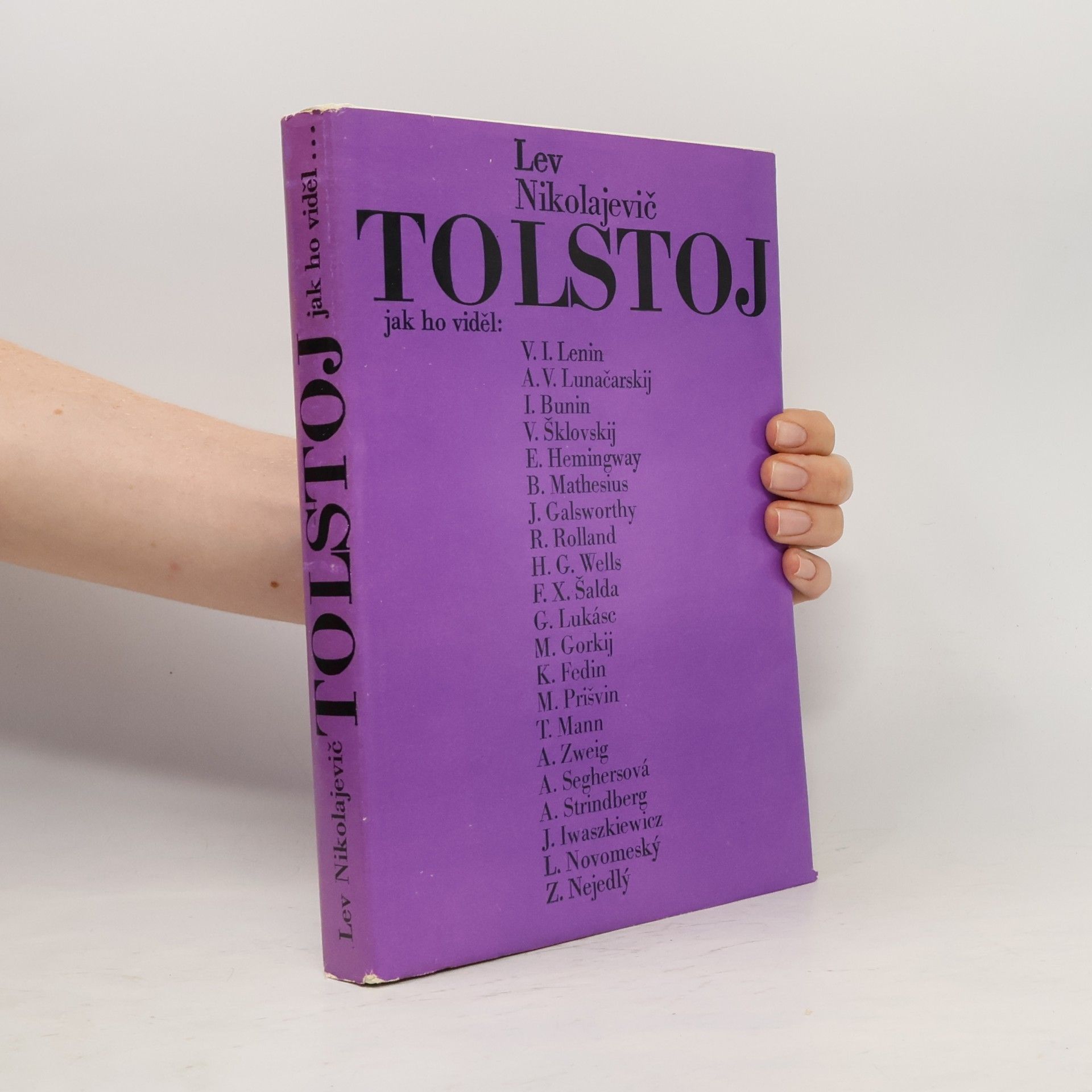 Miloslav Jehlička Lev Nikolajevič Tolstoj jak ho viděl: V. I. Lenin