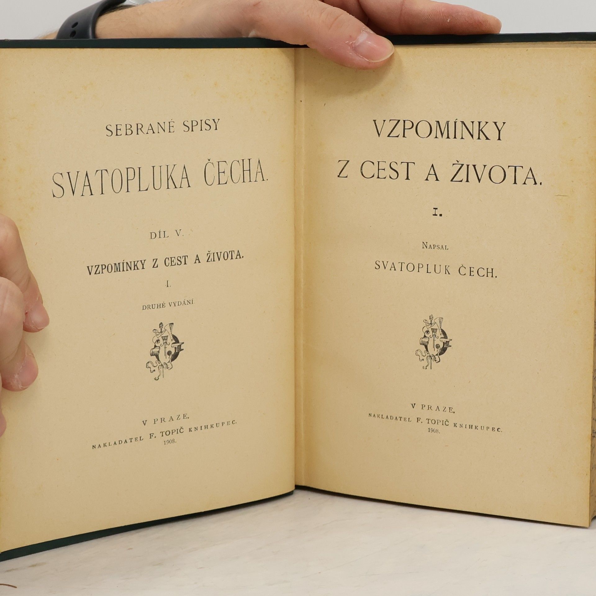 Svatopluk Čech Vzpomínky z cest a života I.