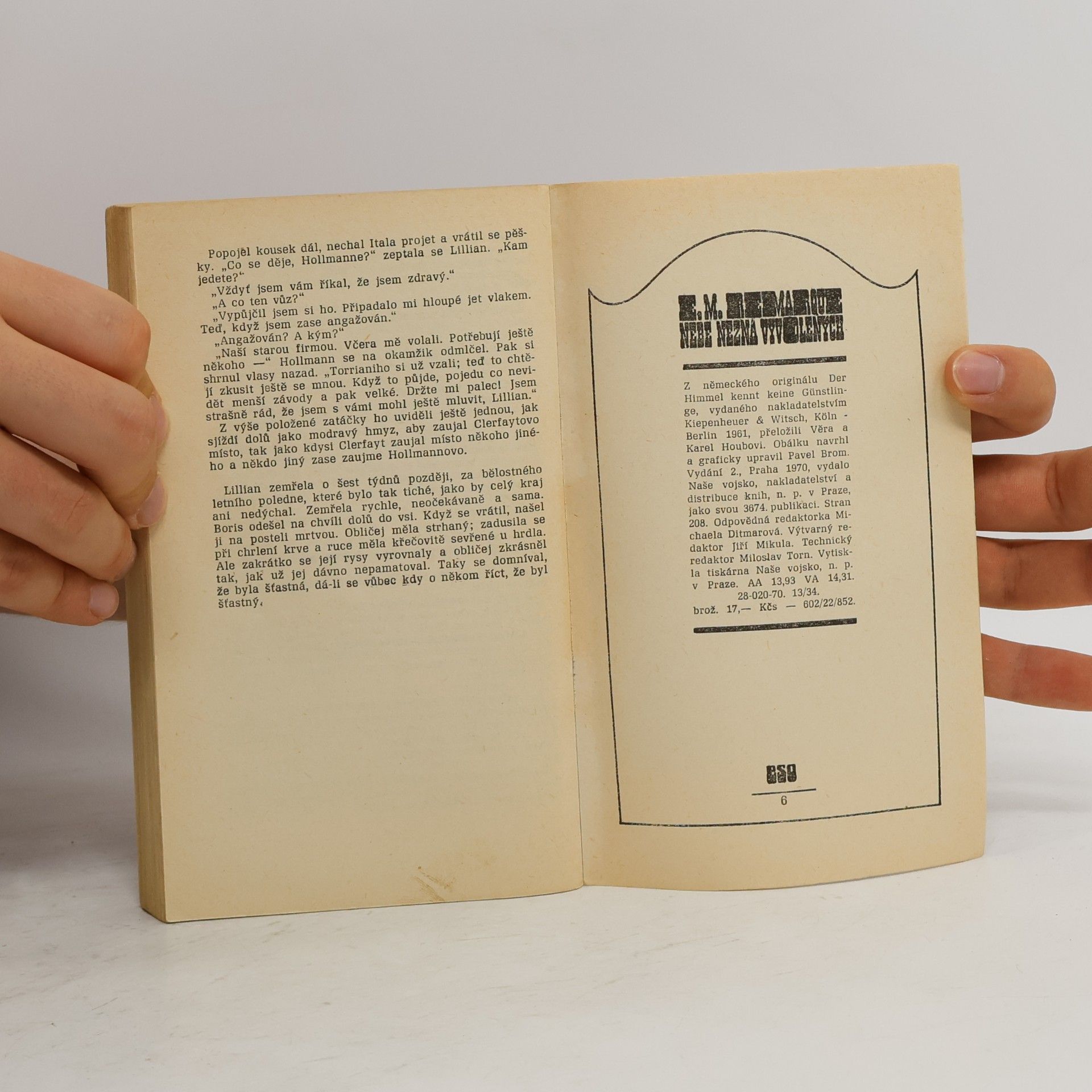 Erich Maria Remarque Nebe nezná vyvolených