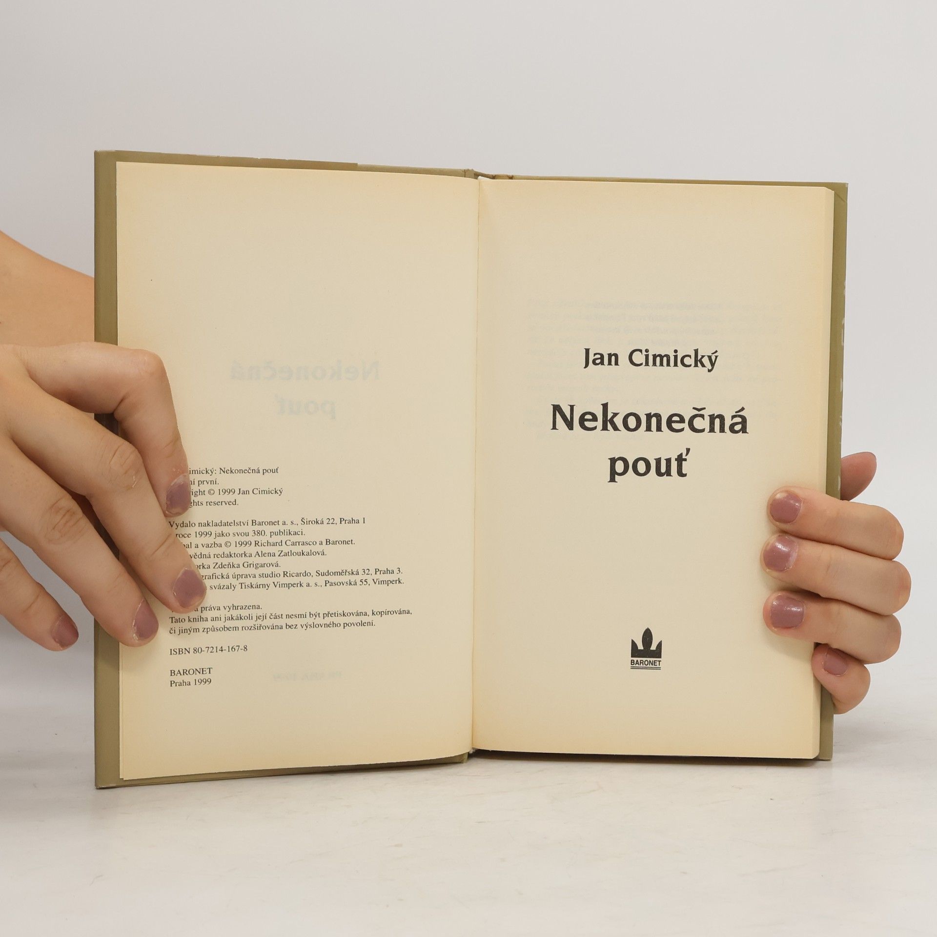 Jan Cimický Nekonečná pouť