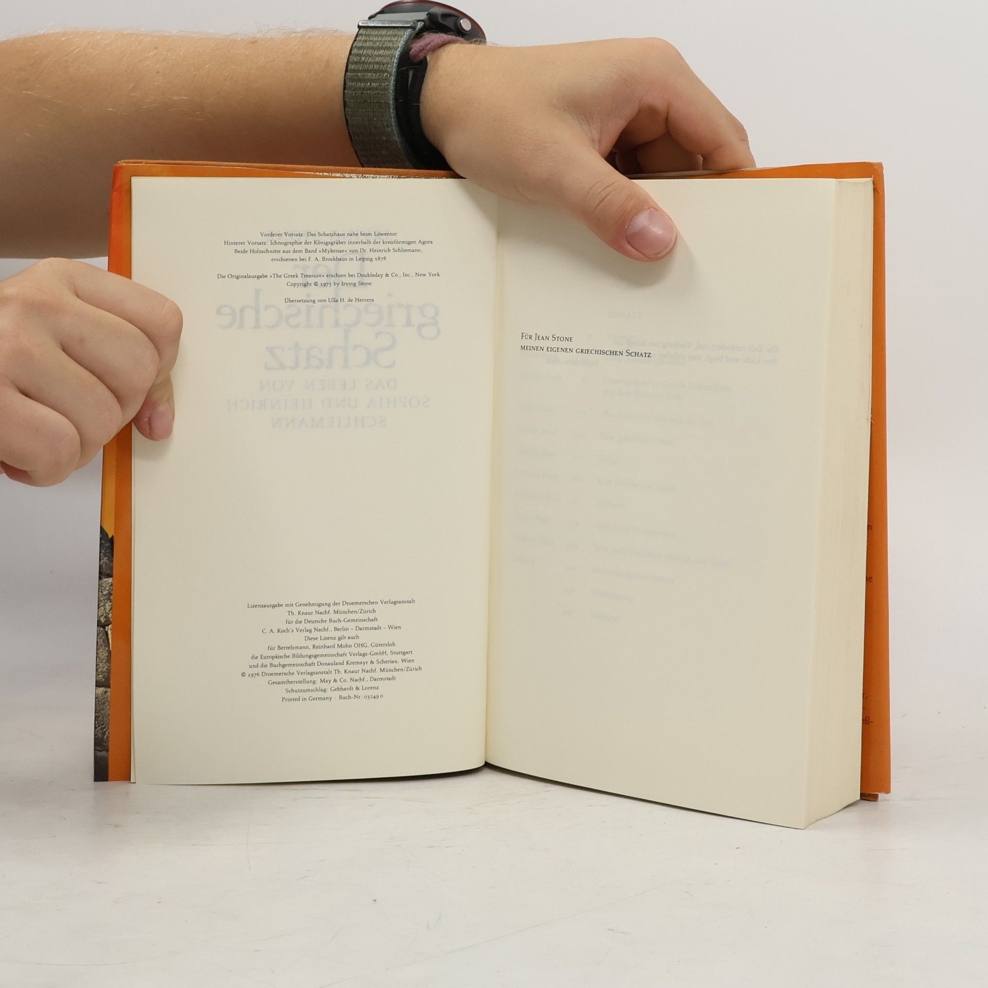 Irving Stone Der griechische Schatz