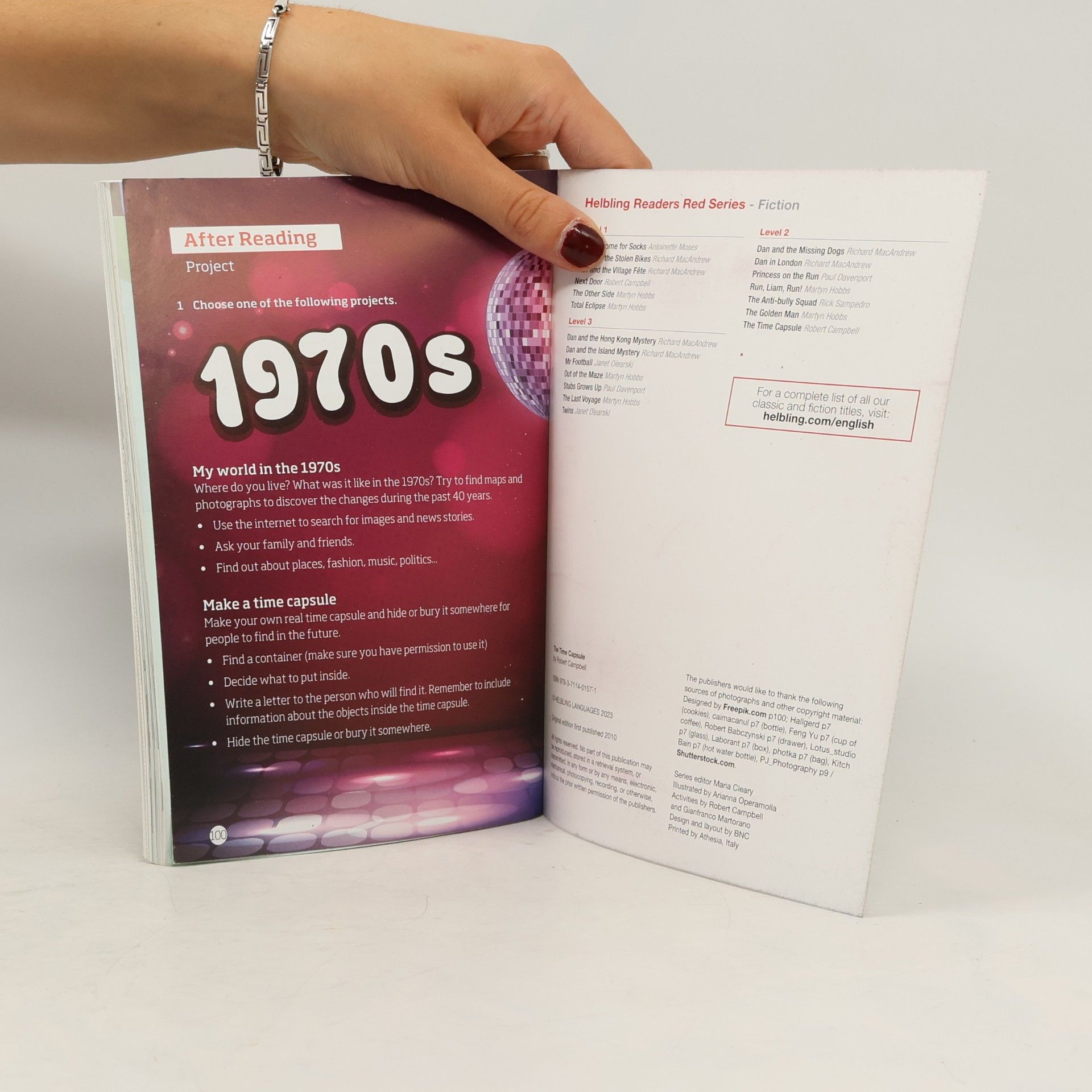 Robert Campbell Helbling Readers Red Series - 2: The Time Capsule (A1/ A2)
