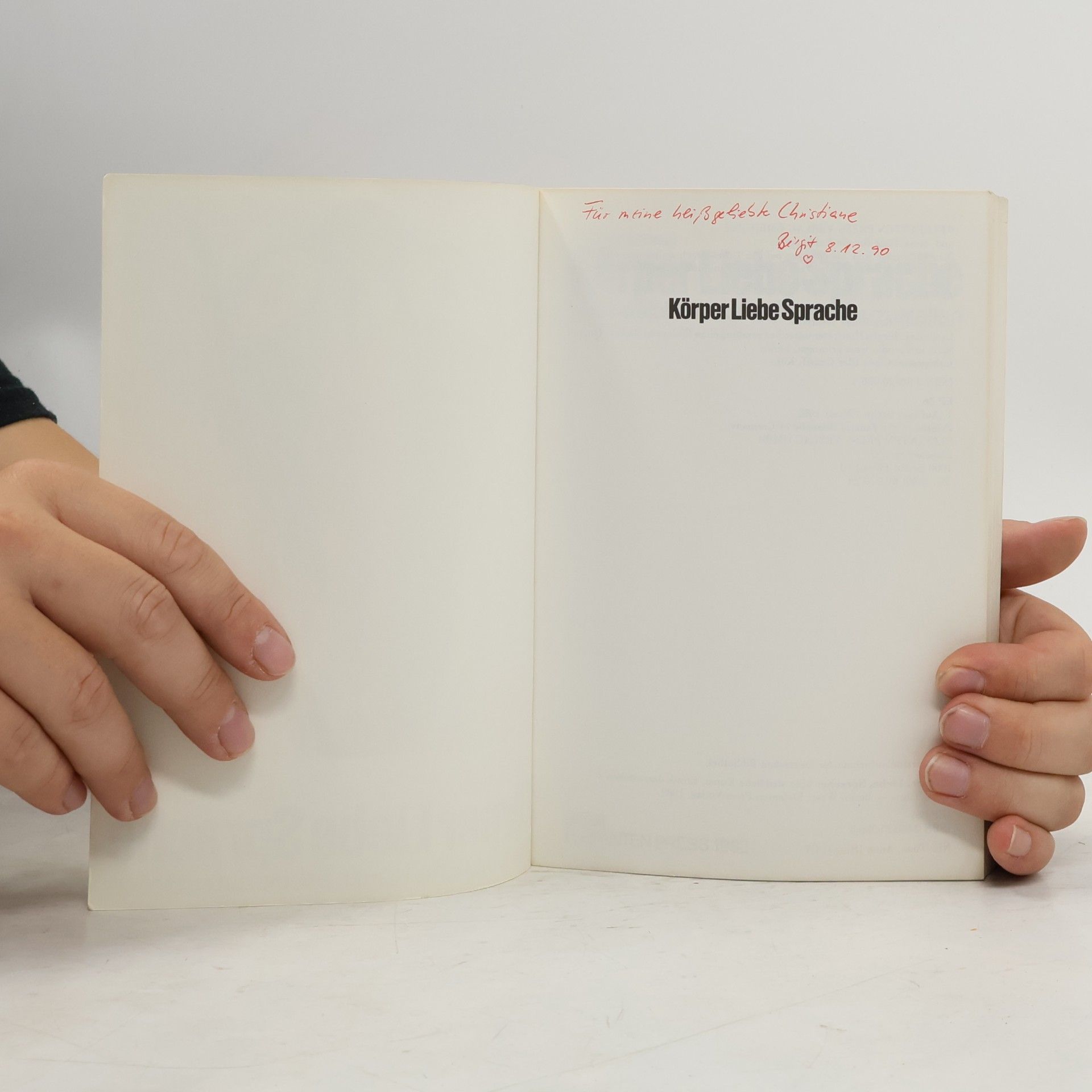Anna Tüne Körper, Liebe, Sprache