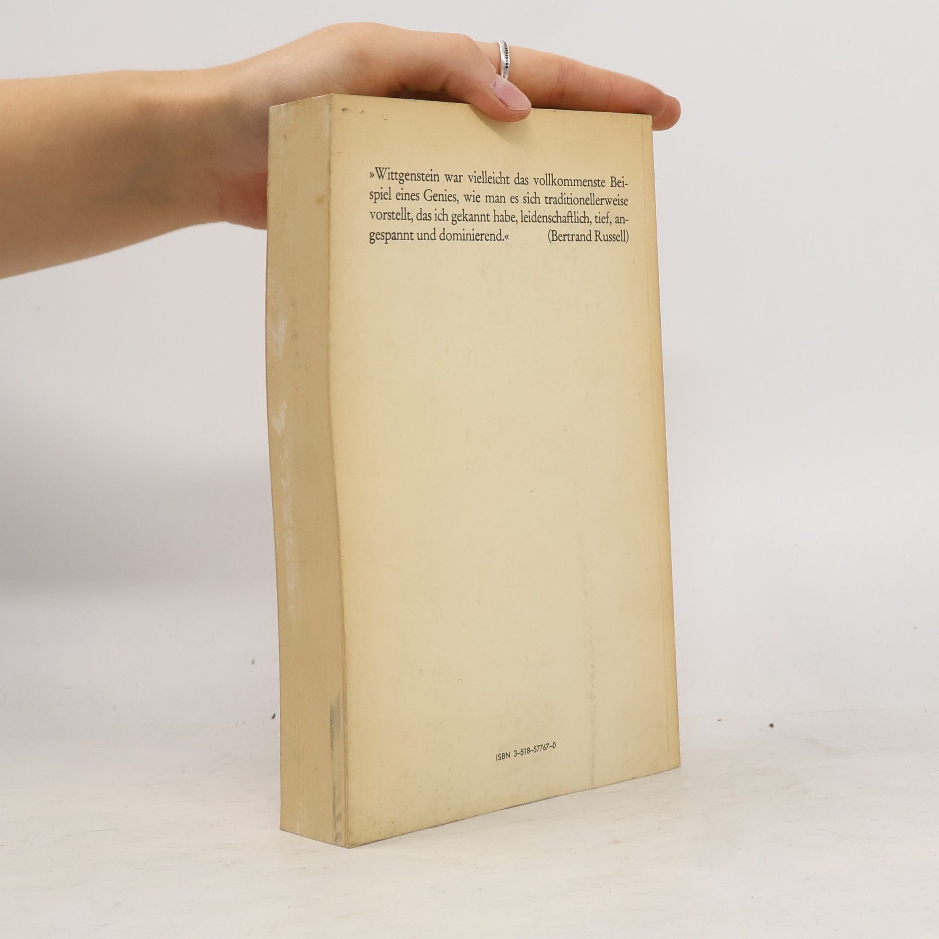 Ludwig Wittgenstein Ludwig Wittgenstein, Briefwechsel mit B. Russell, G. E. Moore, J. M. Keynes, F. P. Ramsey, W. Eccles, P. Engelmann und L. von Ficker