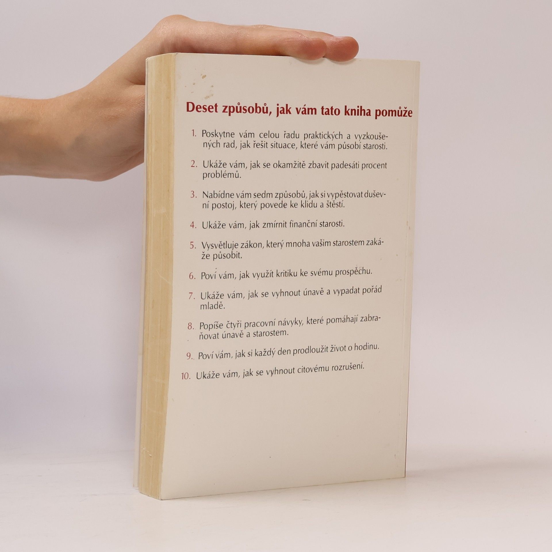 Dale Carnegie Jak se zbavit starostí a začít žít