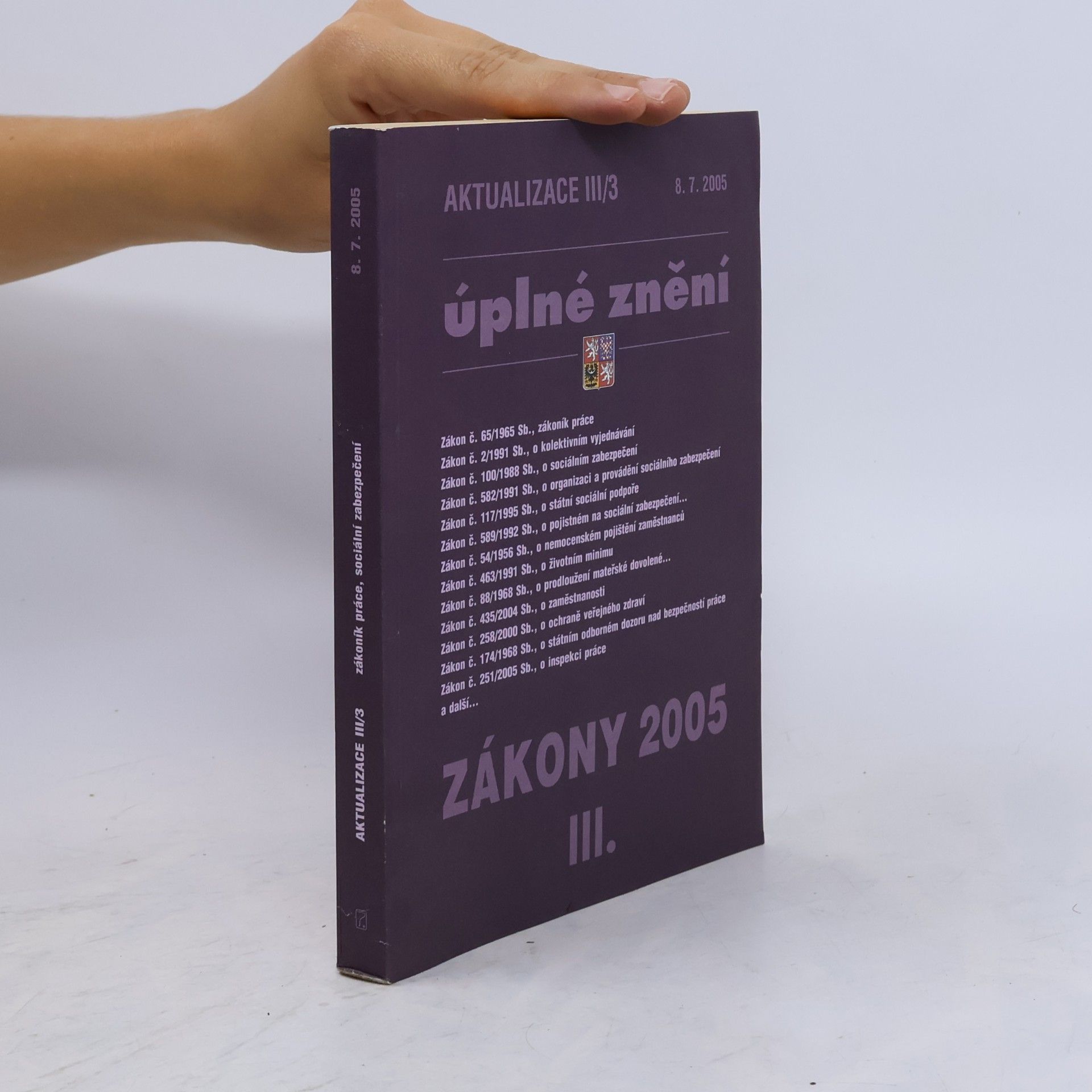 Autorenkollektiv Zákony 2005 III