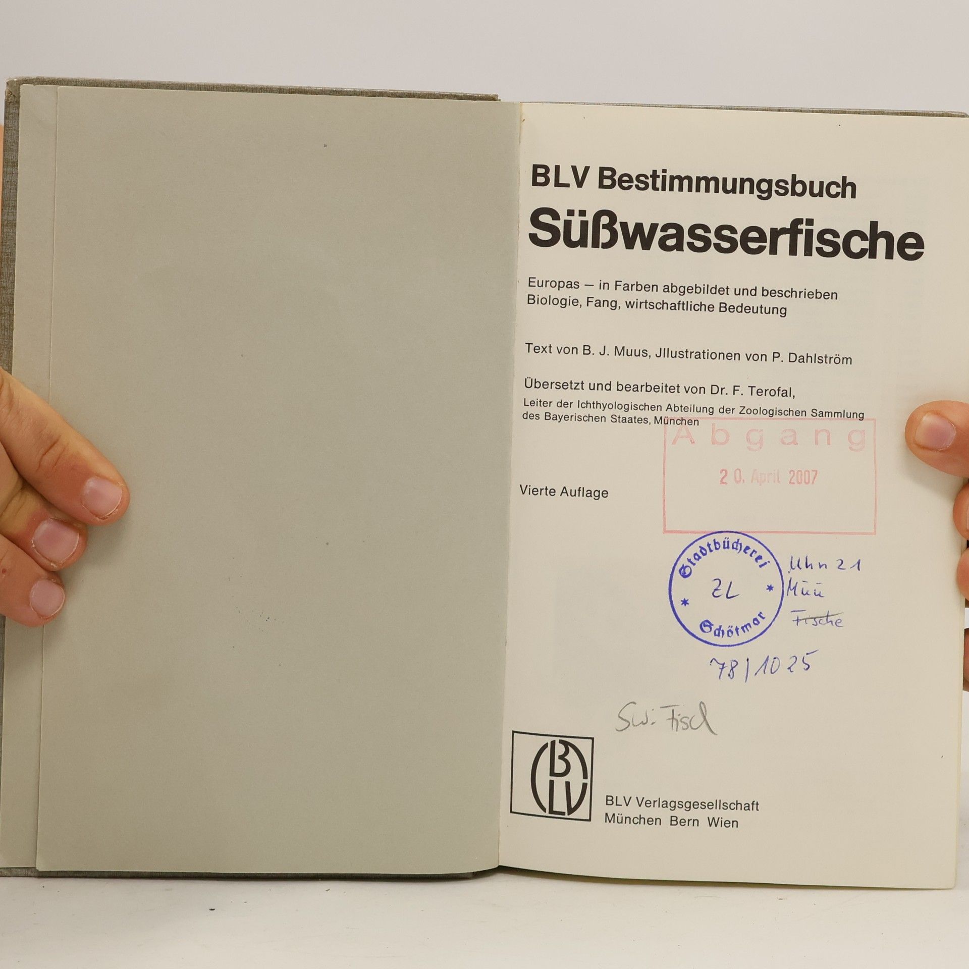 Bent J. Muus Süsswasserfische Europas