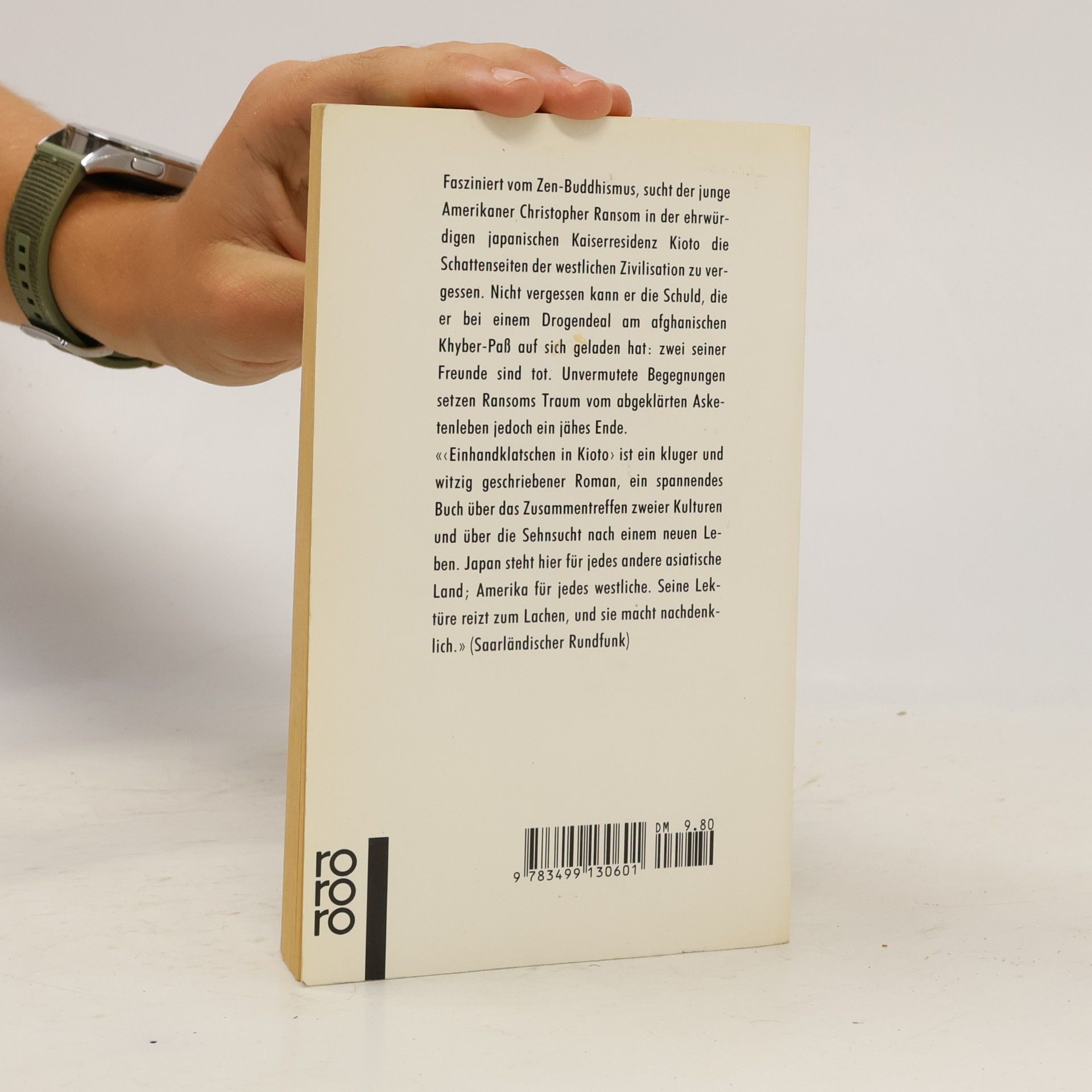 Jay McInerney Einhandklatschen in Kioto