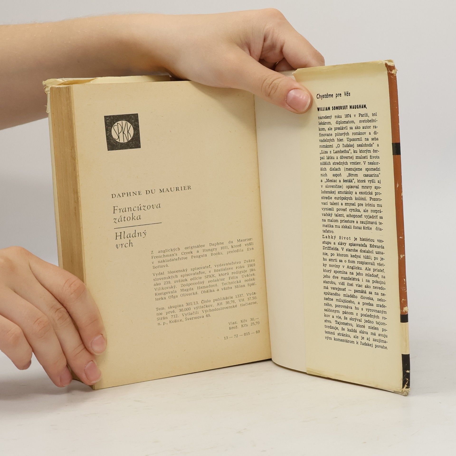 Daphne du Maurier Francúzova zátoka. Hladný vrch