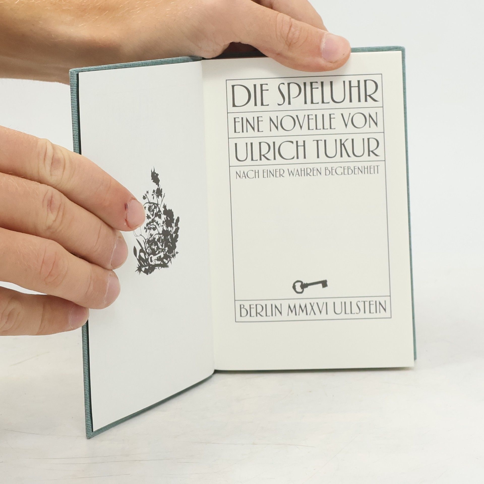 Ulrich Tukur Die Spieluhr. Eine Novelle