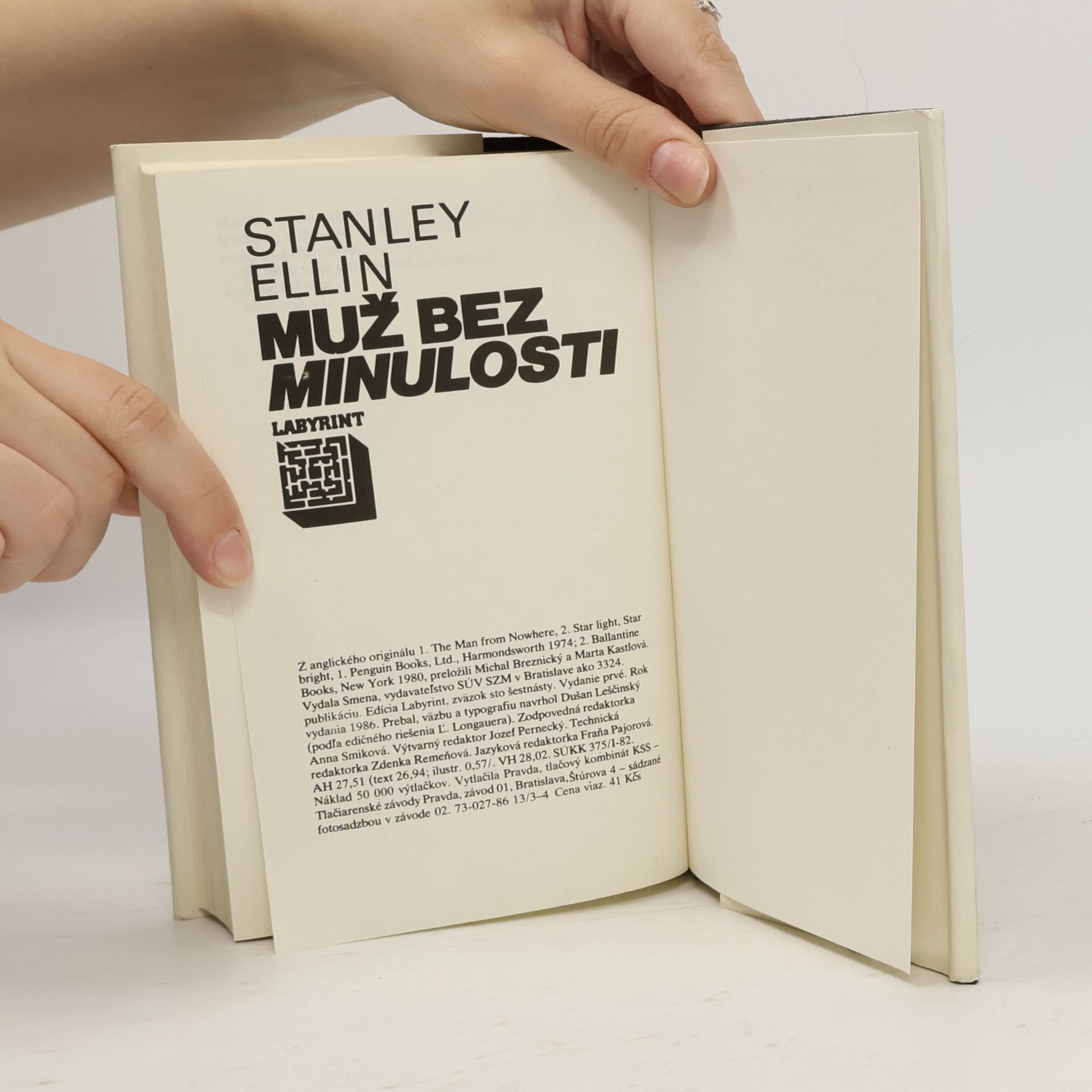 Stanley Ellin Muž bez minulosti