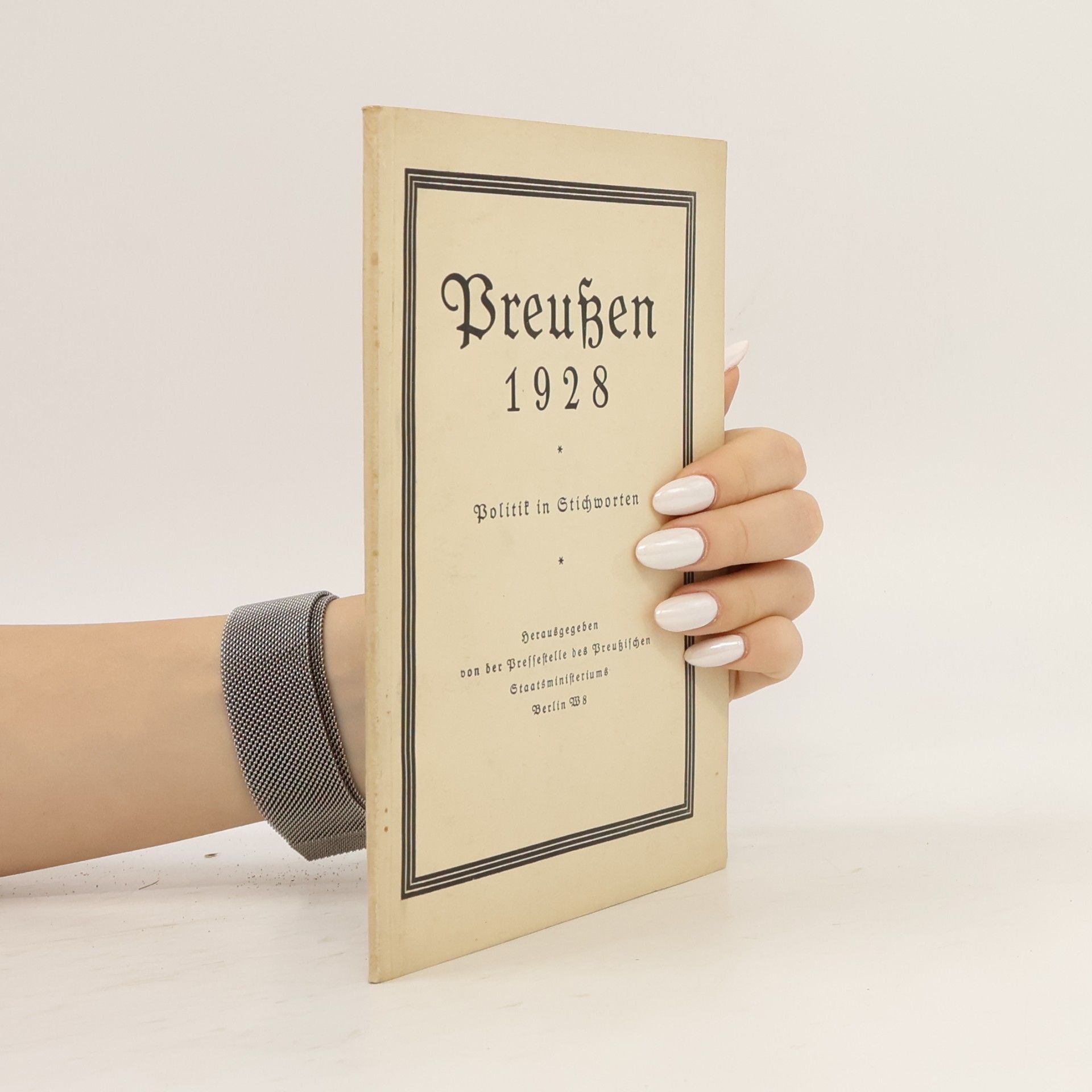 kolektiv Preußen 1928. Politik in Stichworten