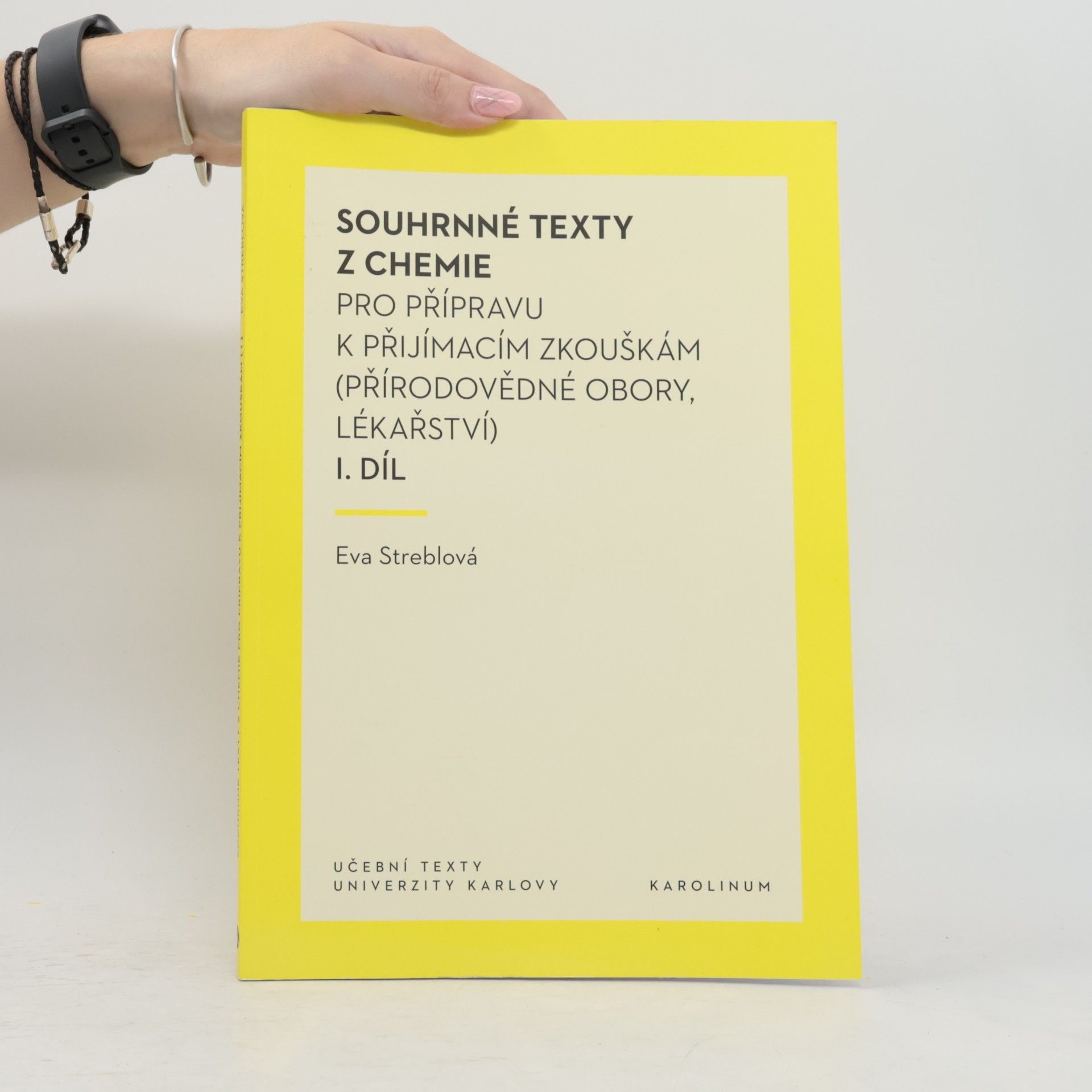 Eva Streblová Souhrnné texty z chemie pro přípravu k přijímacím zkouškám I.