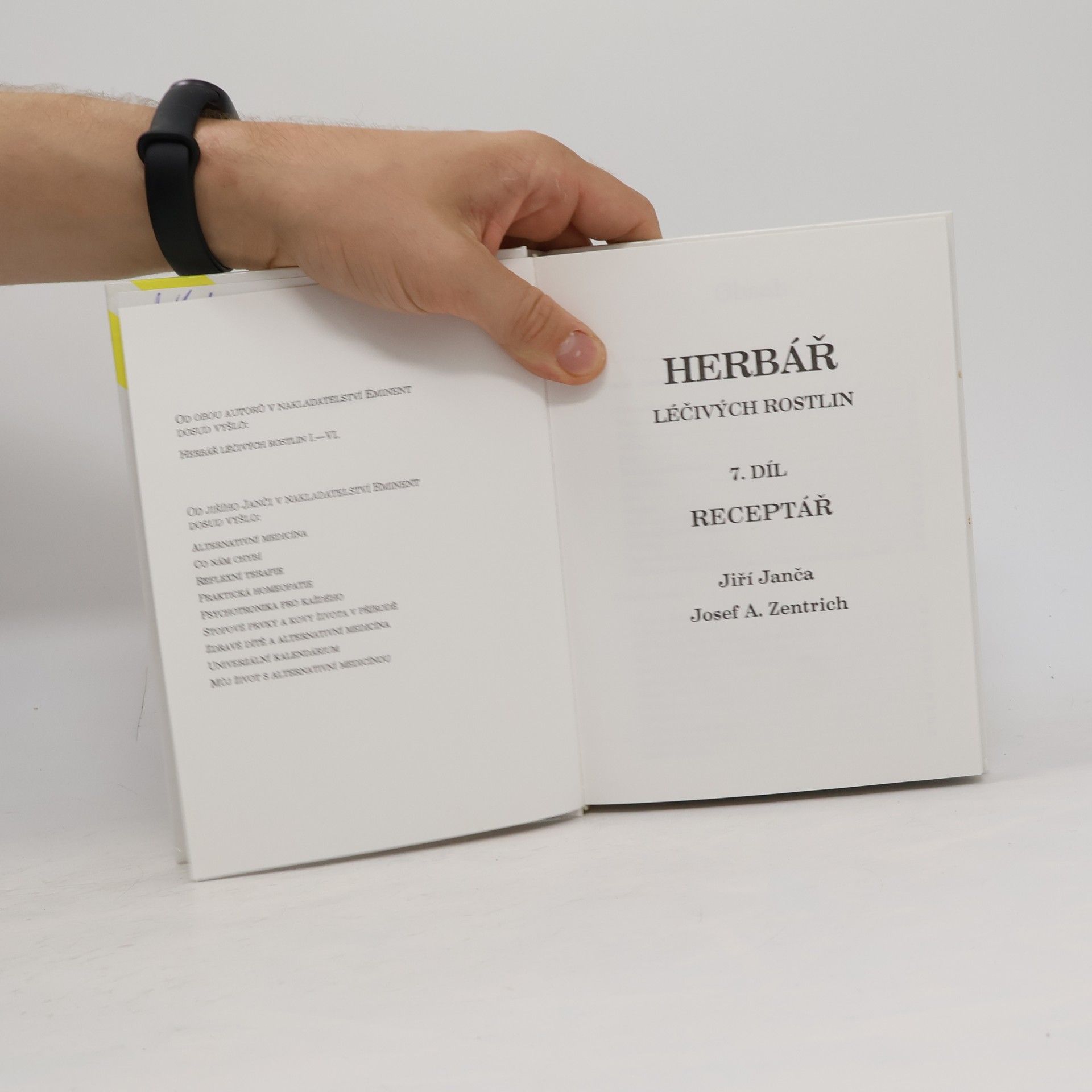 Jiří Janča Herbář léčivých rostlin 7. Receptář