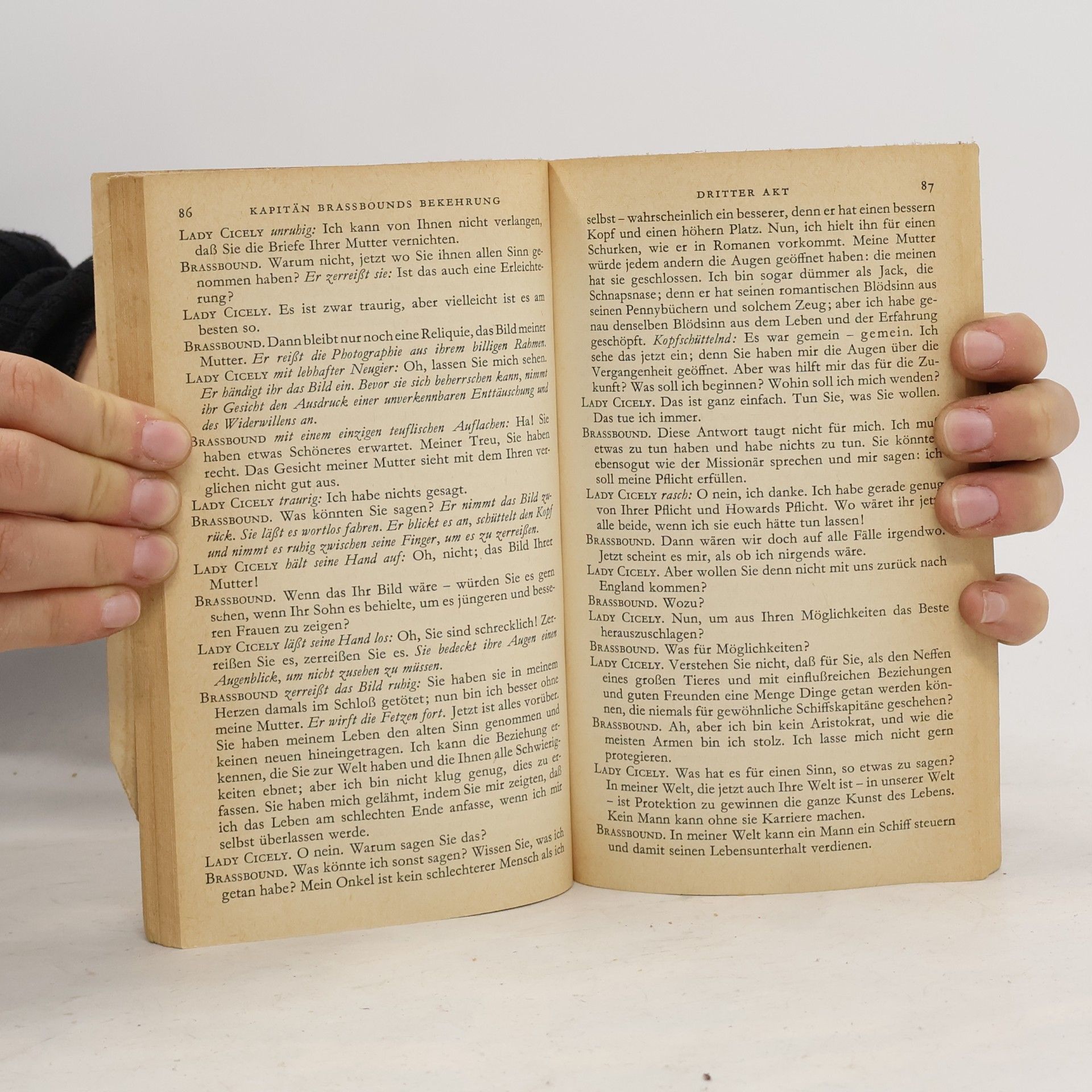 G. B. Shaw Käpitan Brassbounds Bekehring Der Teufelsschüler