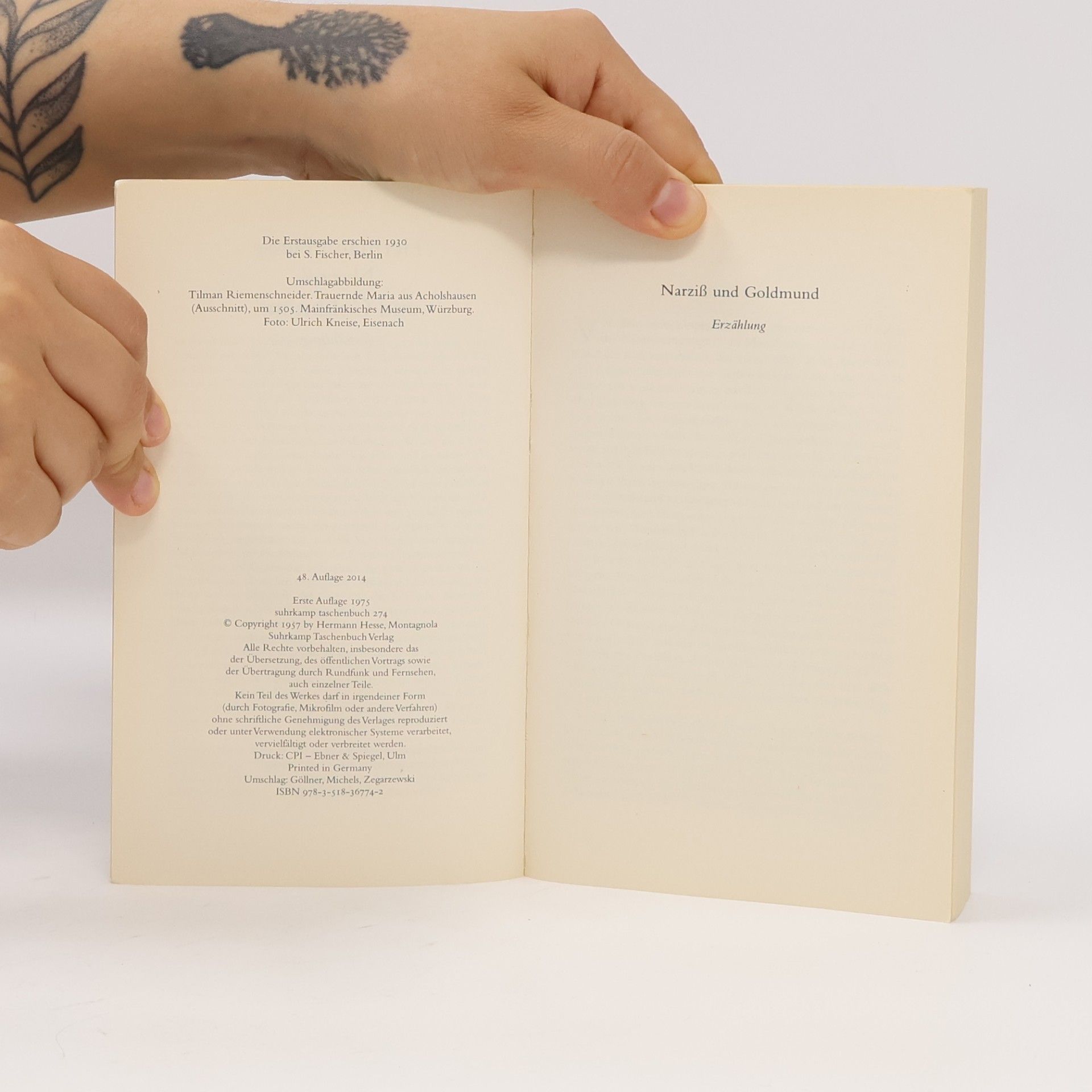 Hermann Hesse Narziß und Goldmund