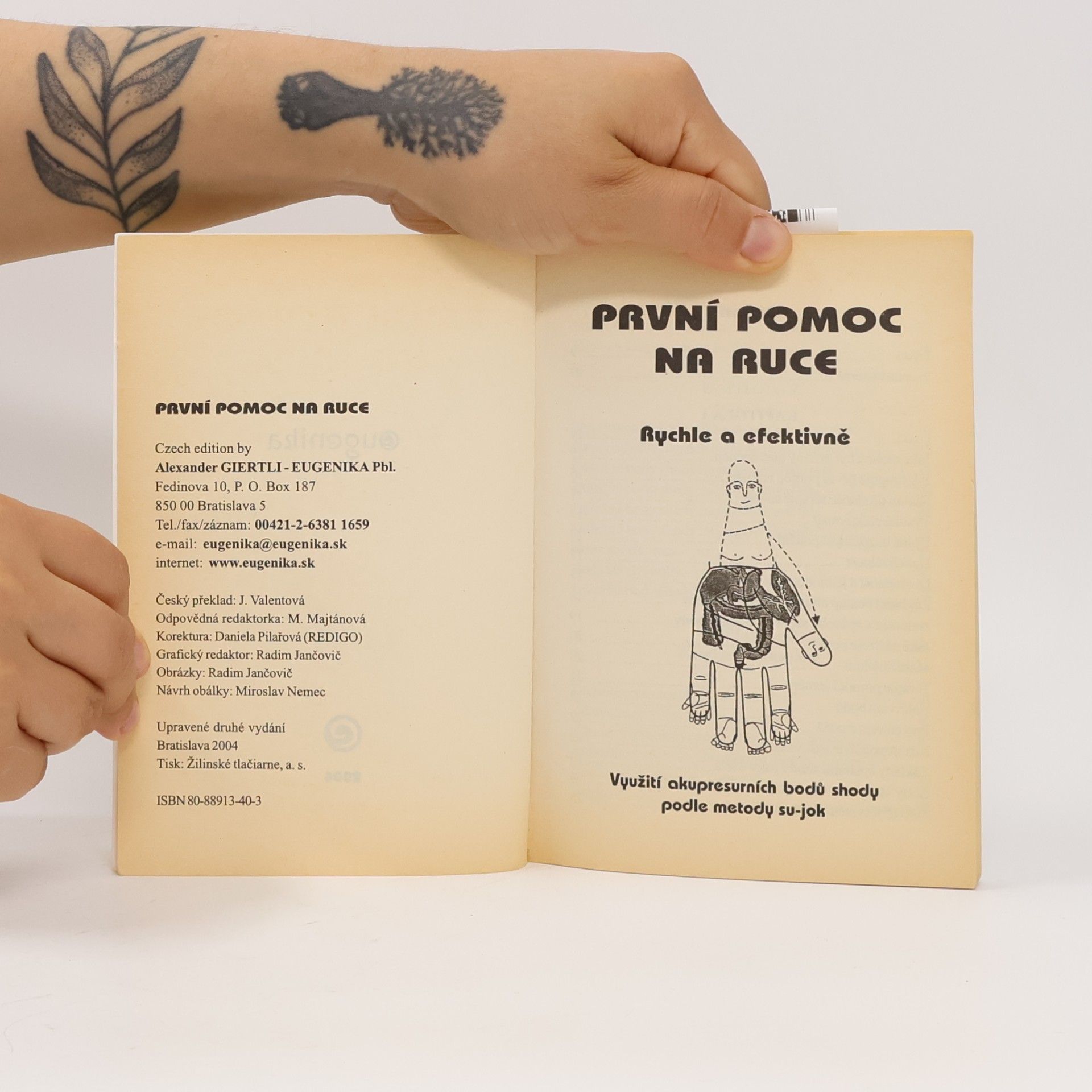 J. Valentová První pomoc na ruce