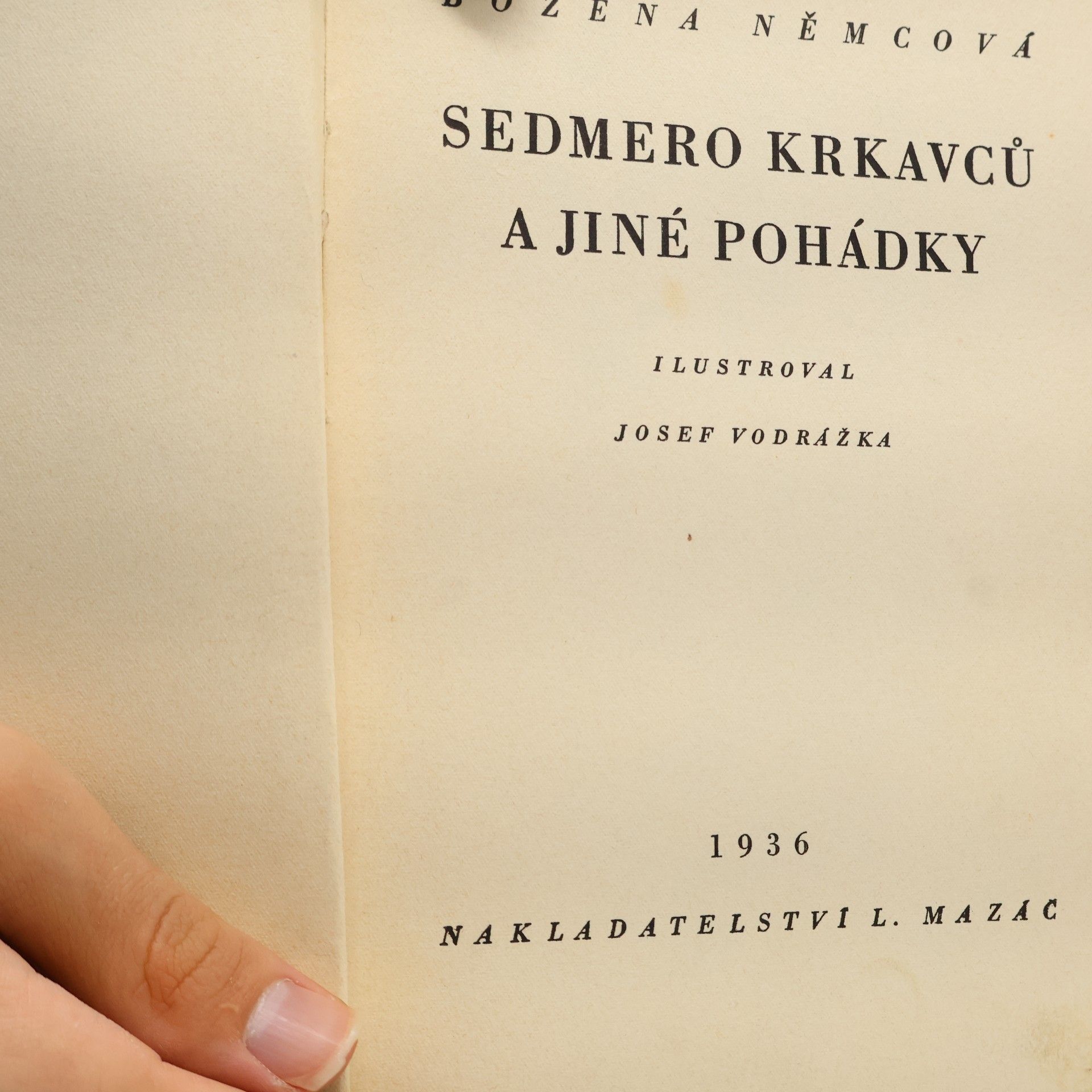 Božena Němcová Sedmero krkavců a jiné pohádky