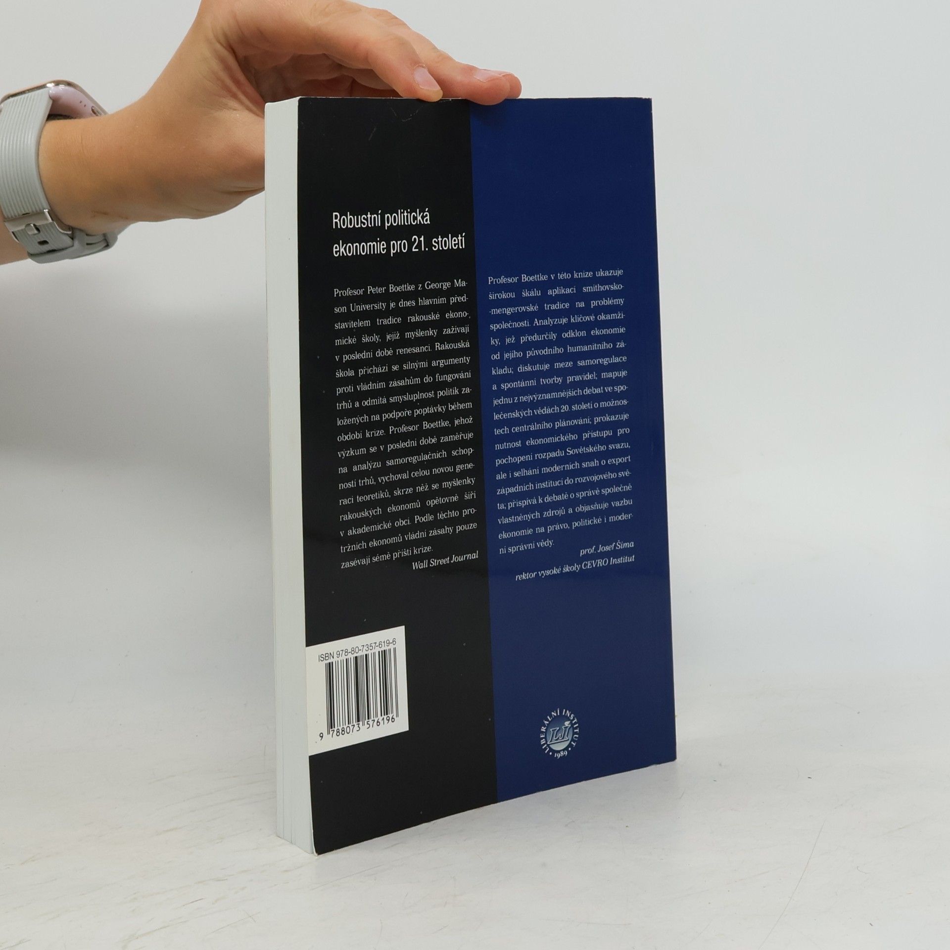 Peter J. Boettke Robustní politická ekonomie pro 21. století