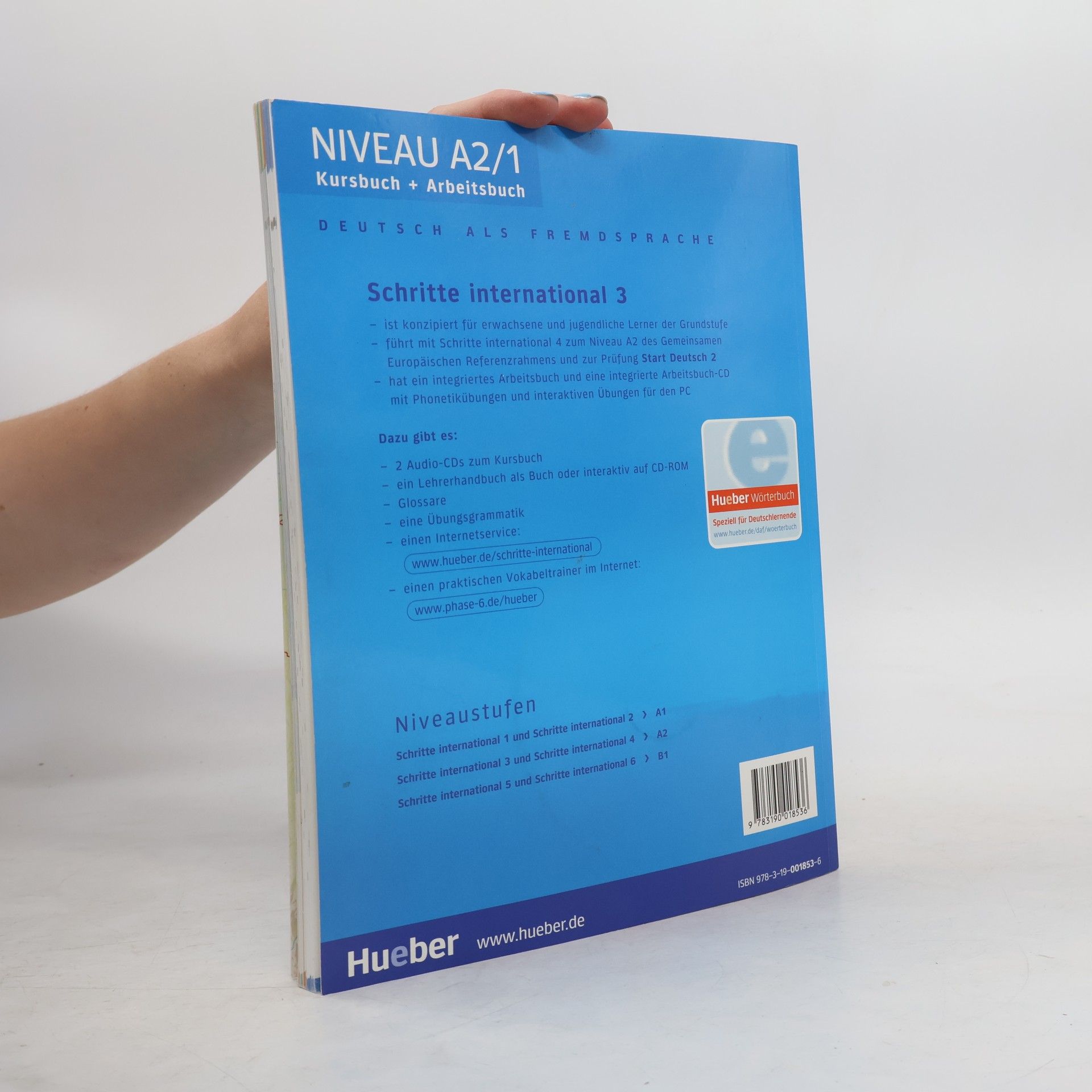 Silke Hilpert Schritte 3 international : deutsch als fremdsprache : kursbuch + arbeitsbuch. Niveau A2