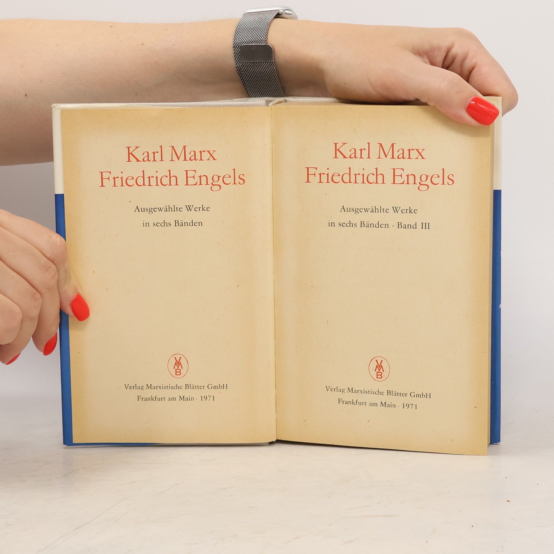 Karl Marx Ausgewählte Werke III.