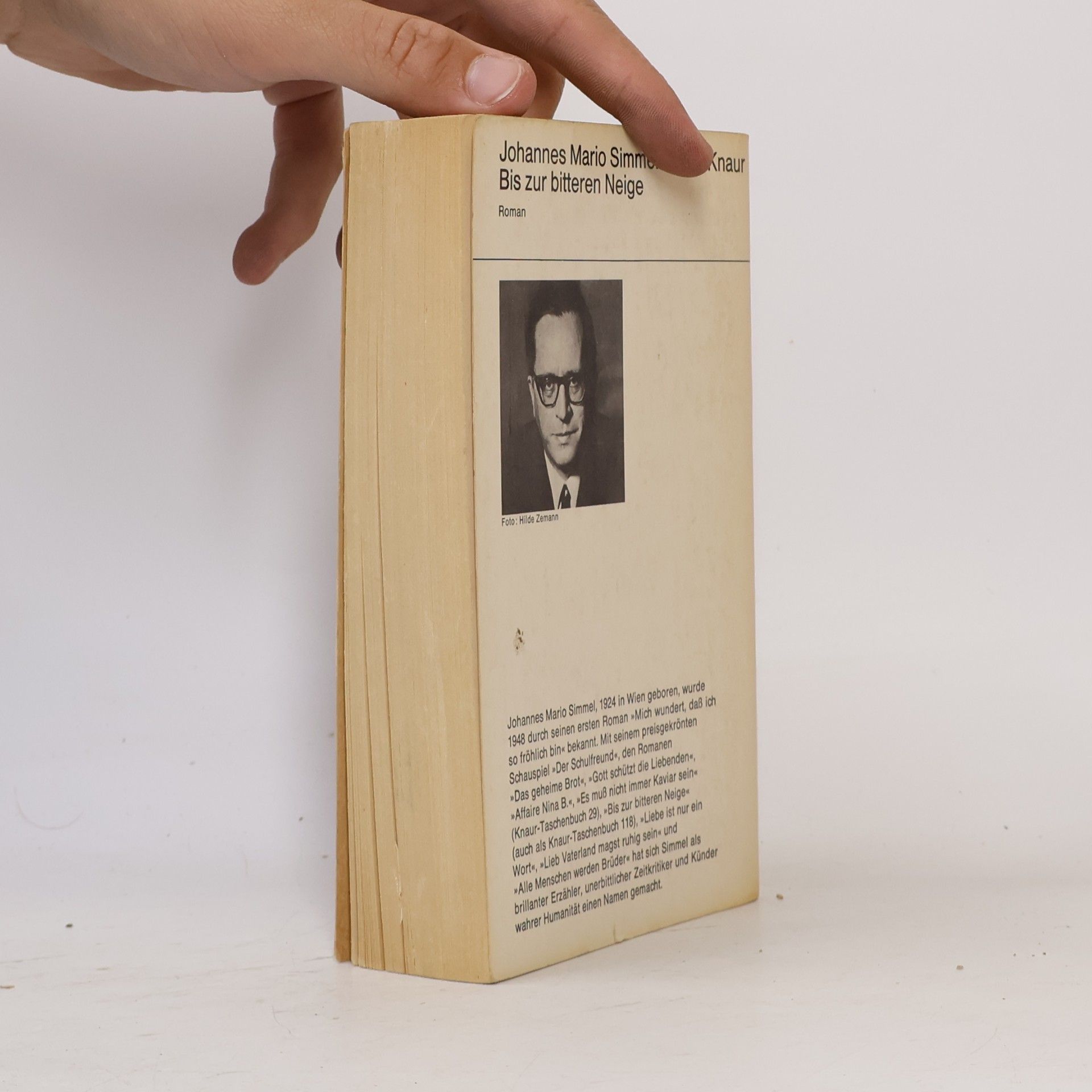 Johannes Mario Simmel Bis zur bitteren Neige